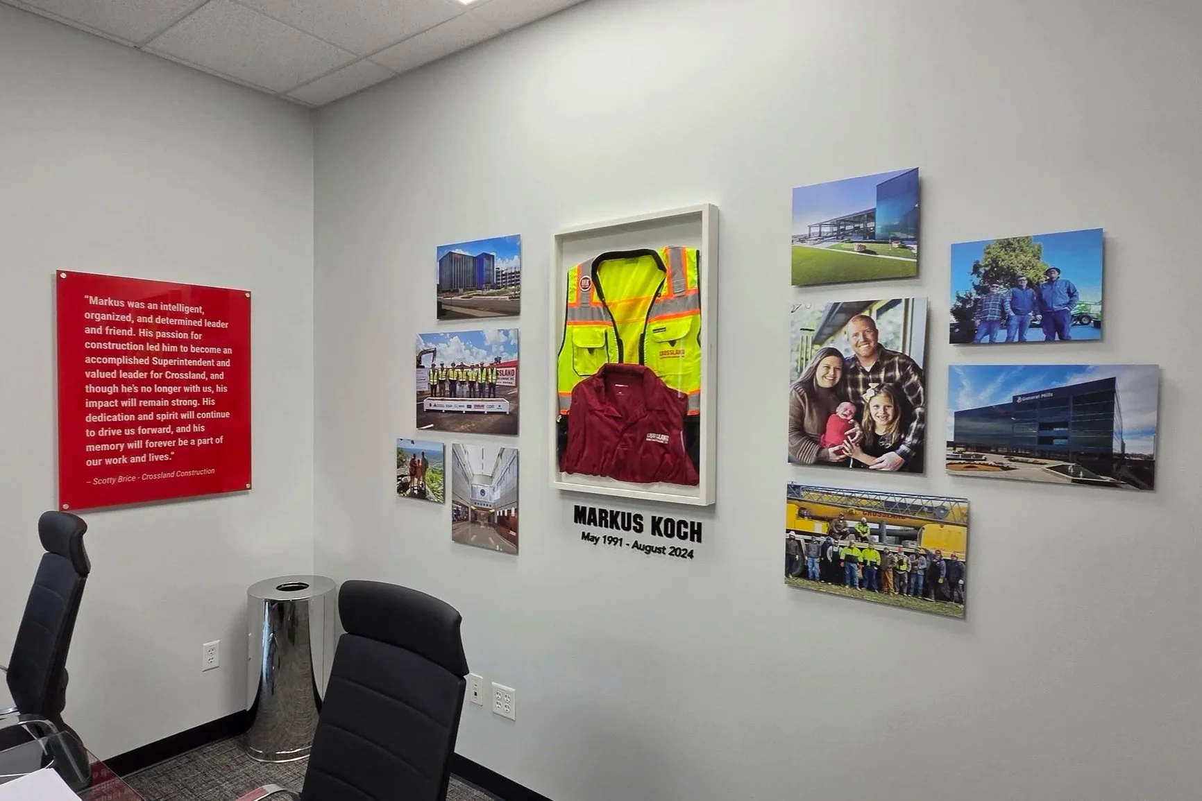 Office frame collage at Crossland - Rogers, AR