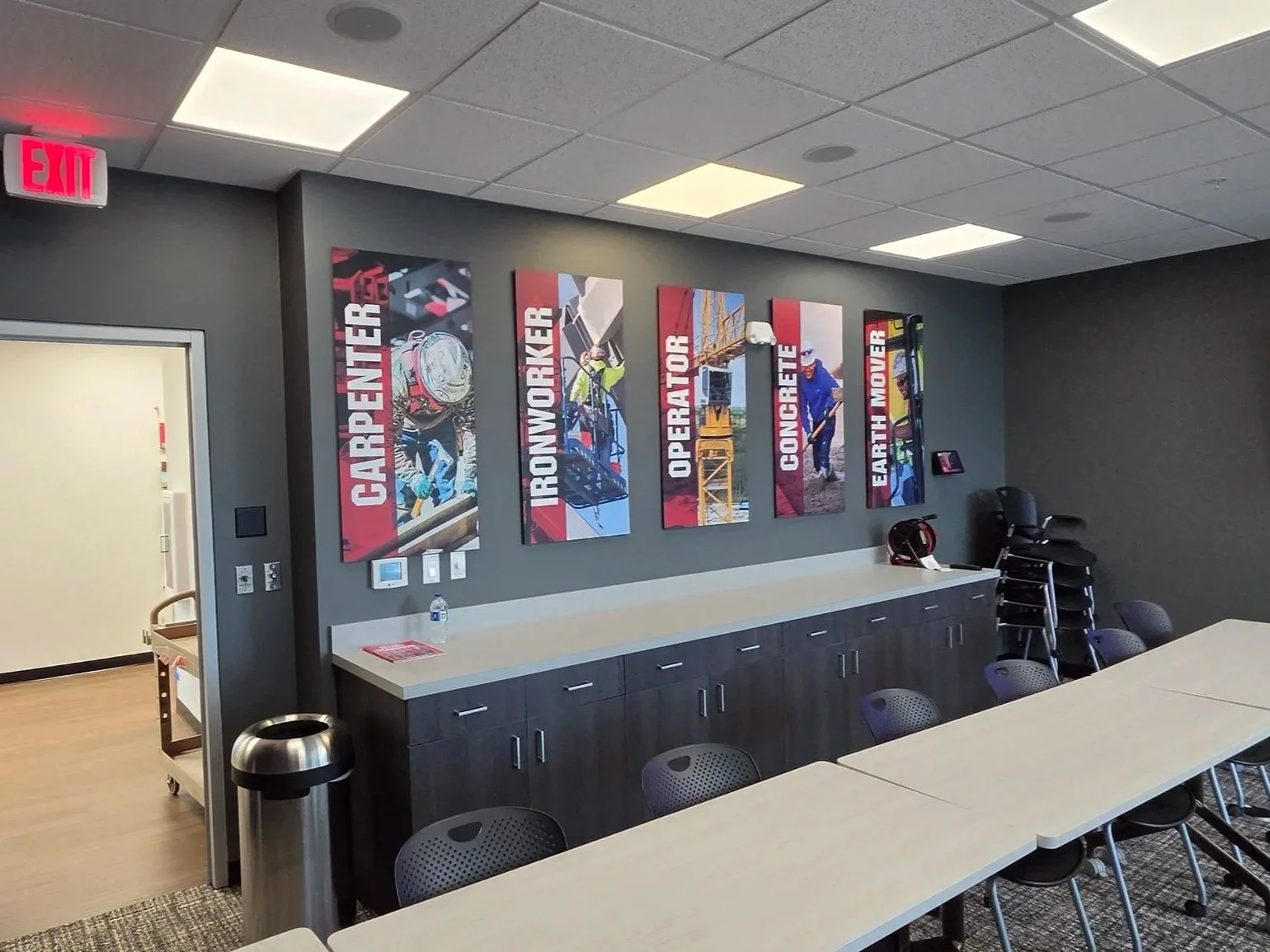 Gallery wall at Crossland - Rogers, AR