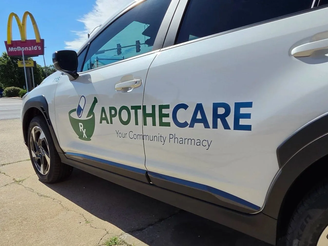 Apothecary vehicle graphic for the CHC SEK