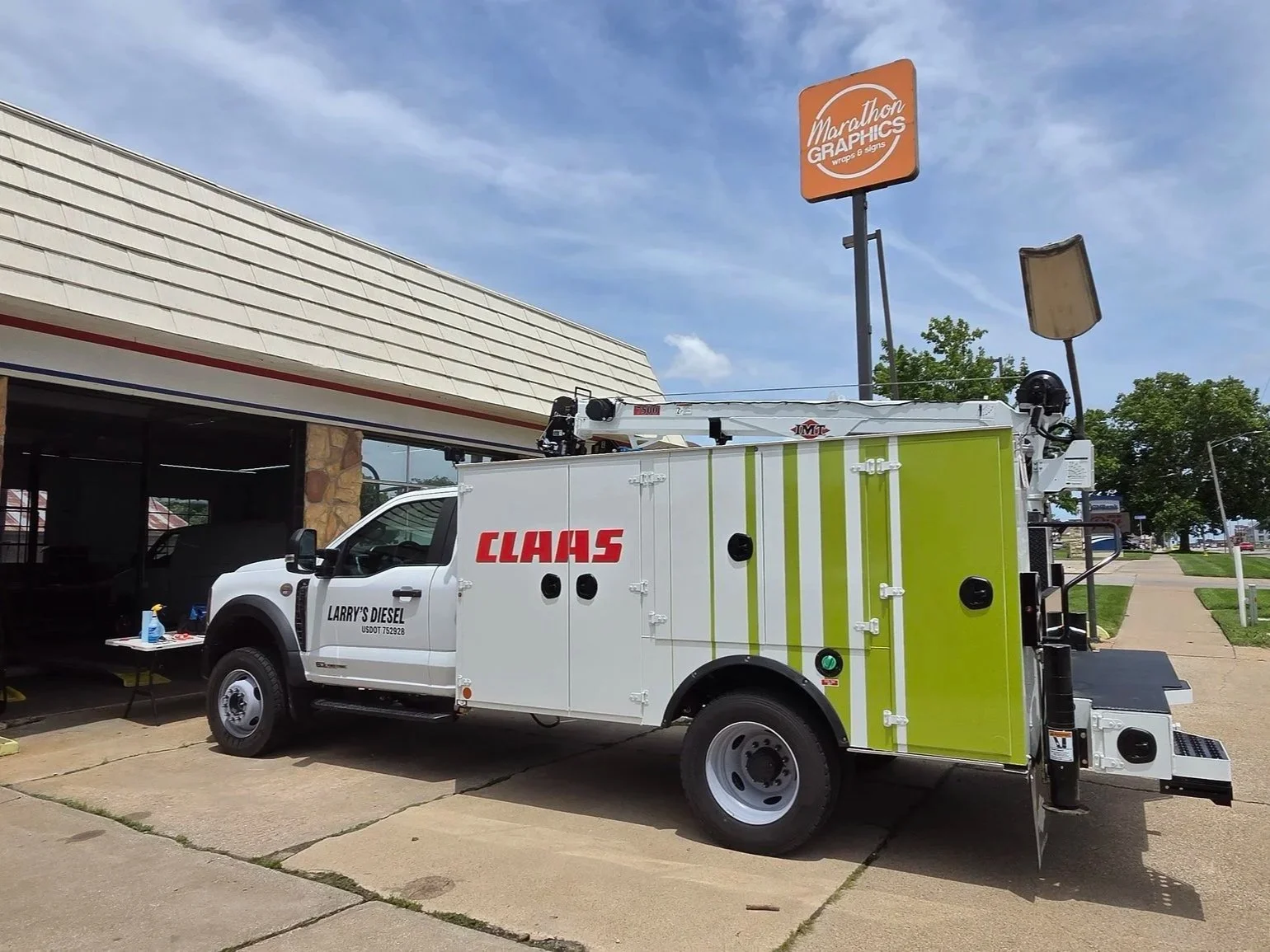 Larry's Diesel and Claas truck graphics