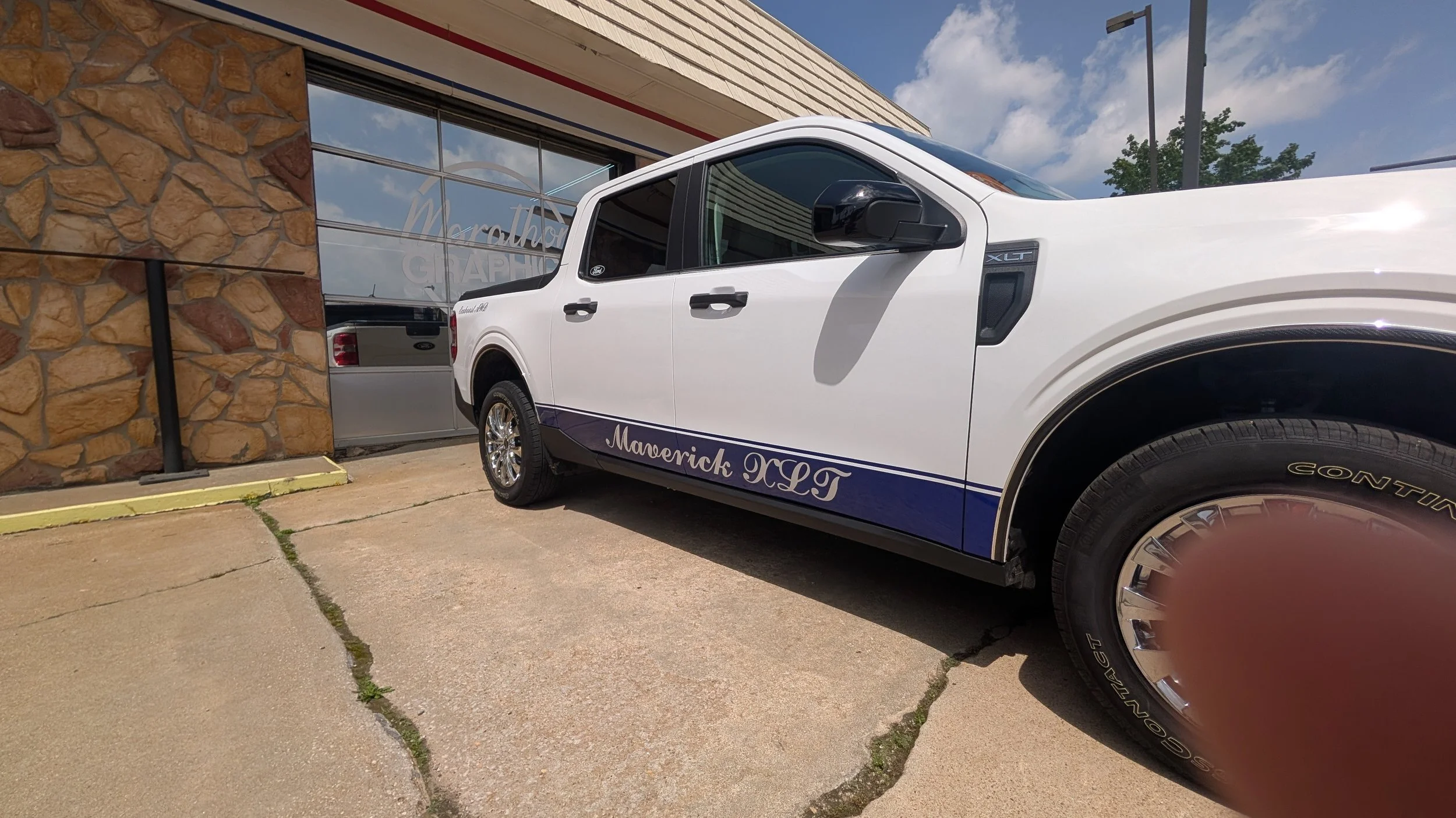 Maverick Truck spot graphic