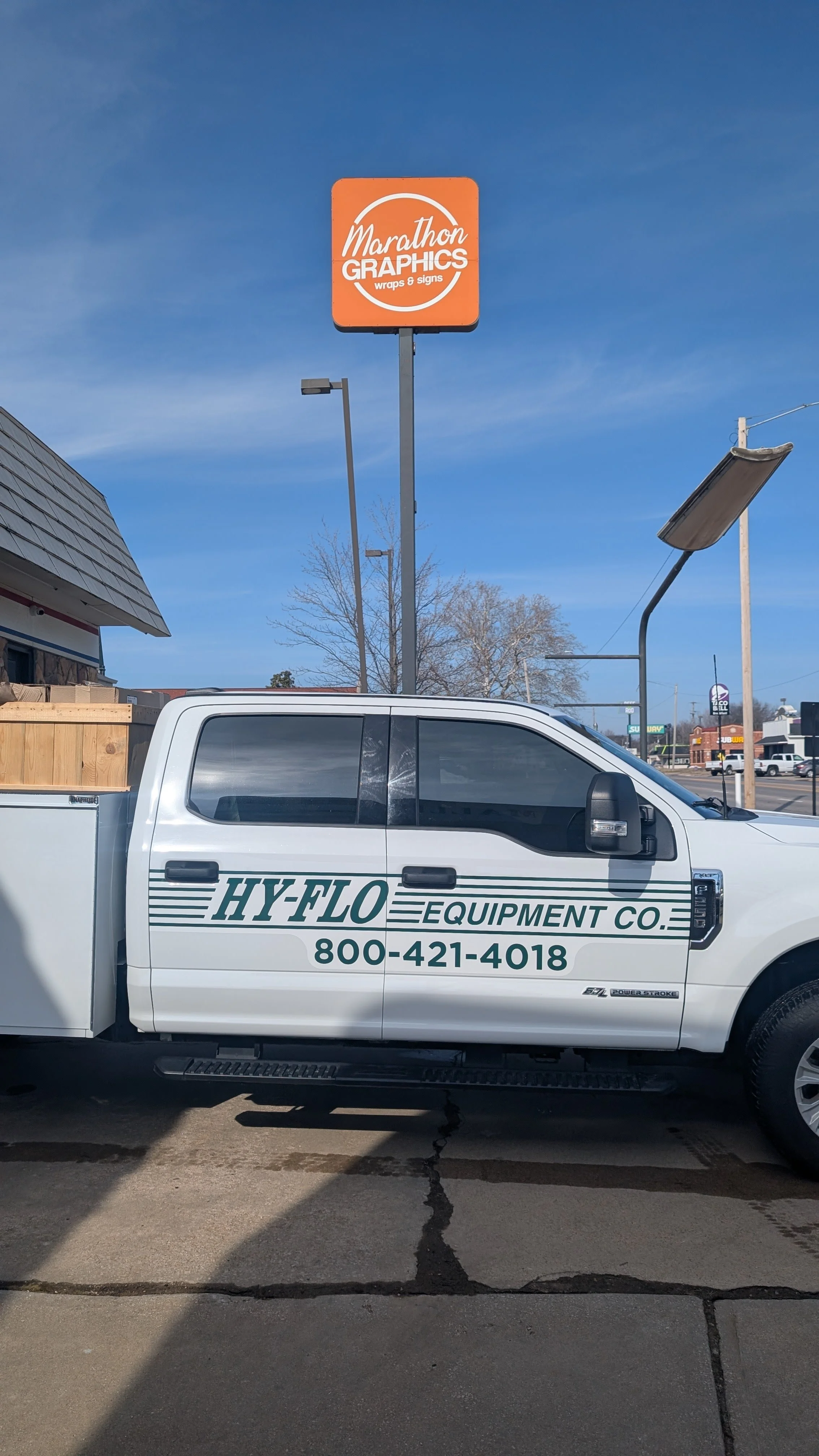 HY-Flo Truck spot graphic