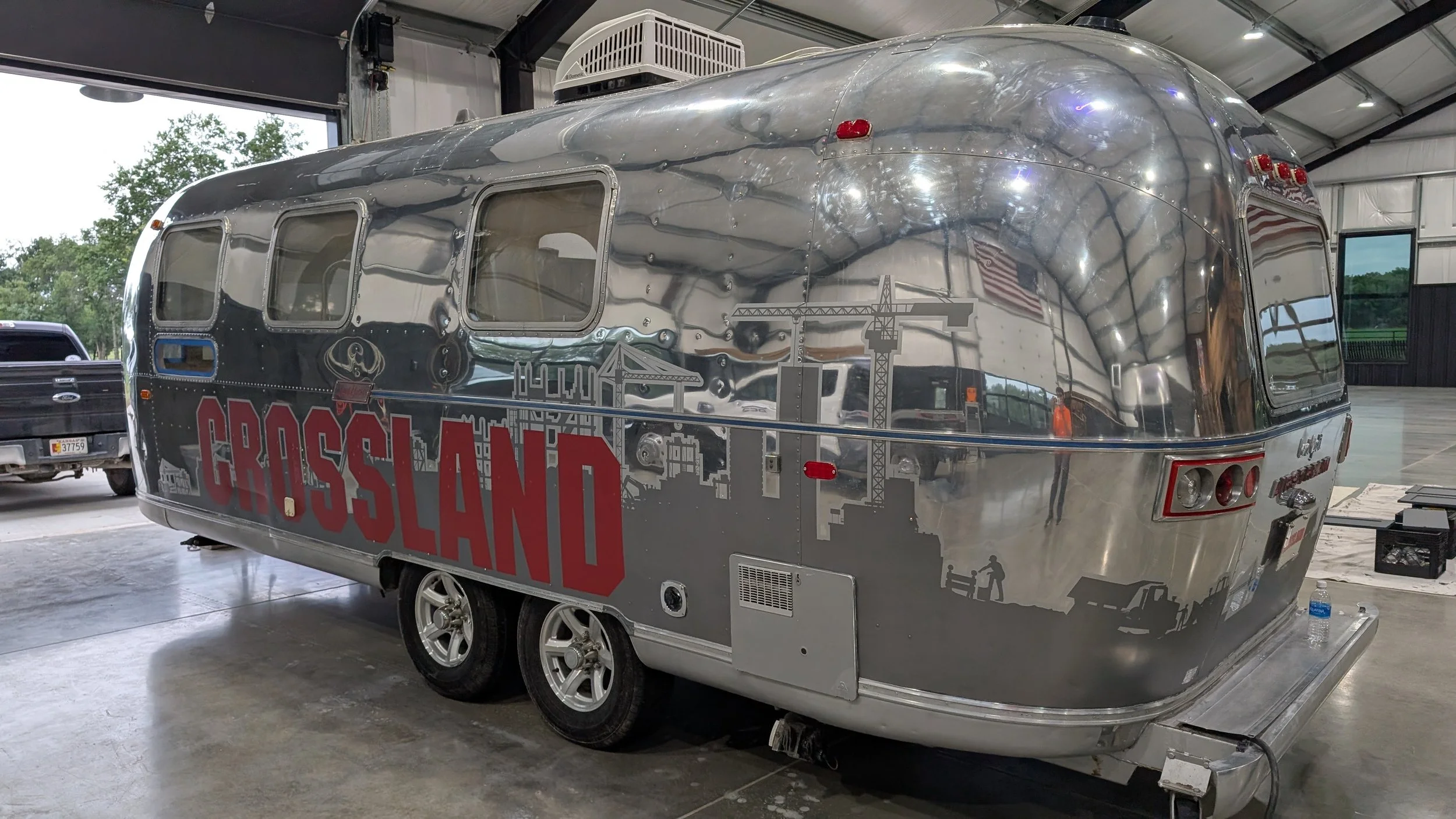 Crossland camper trailer spot graphic
