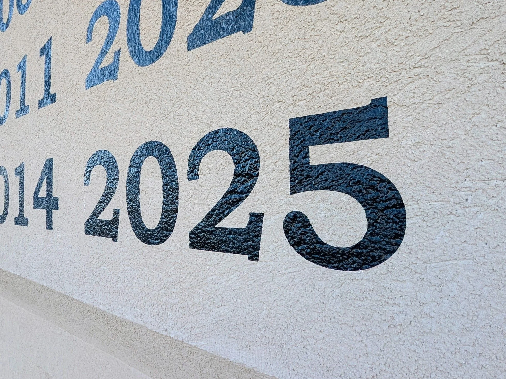 2025 wall graphic