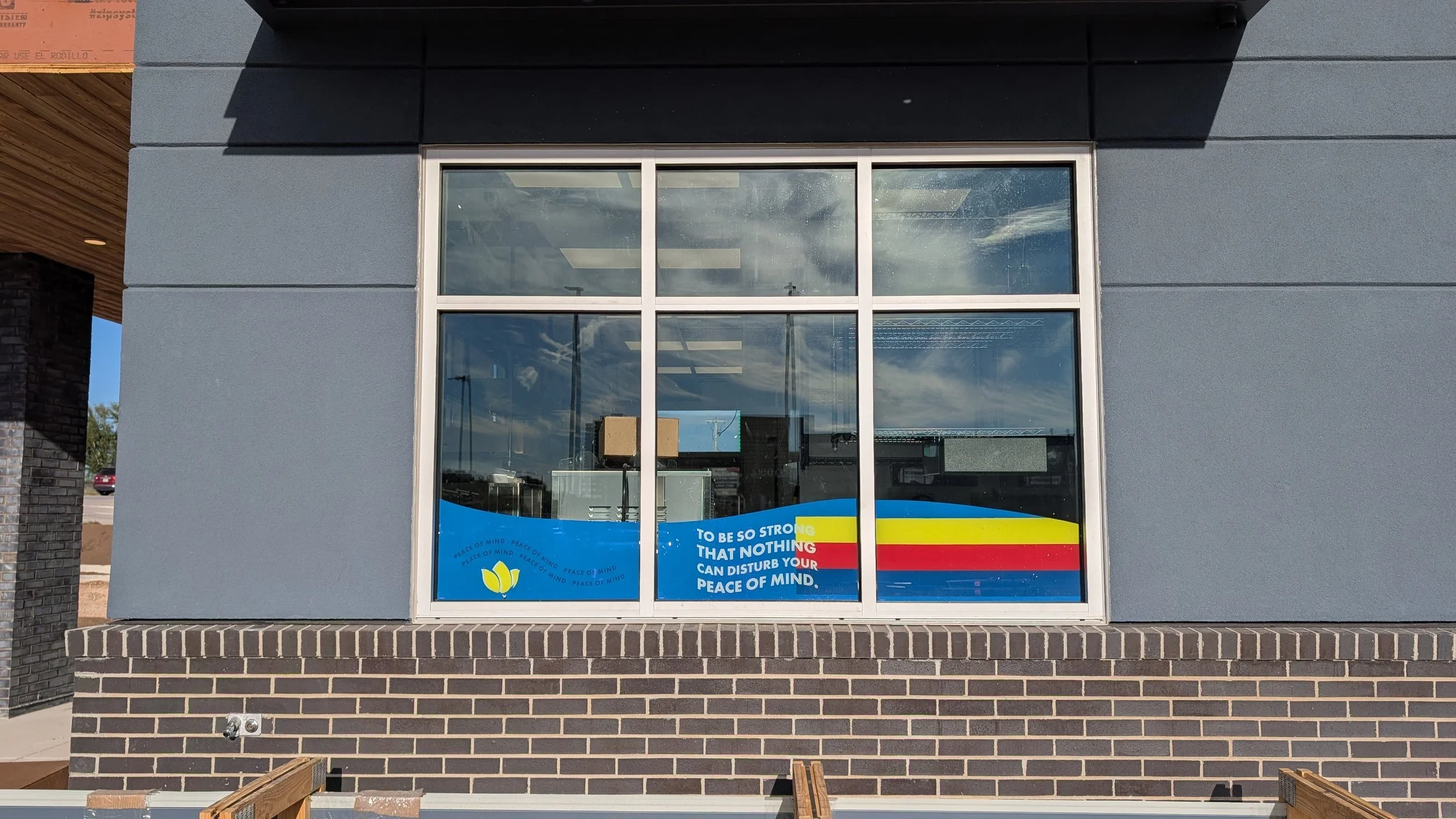 Dutch Bros. window graphics