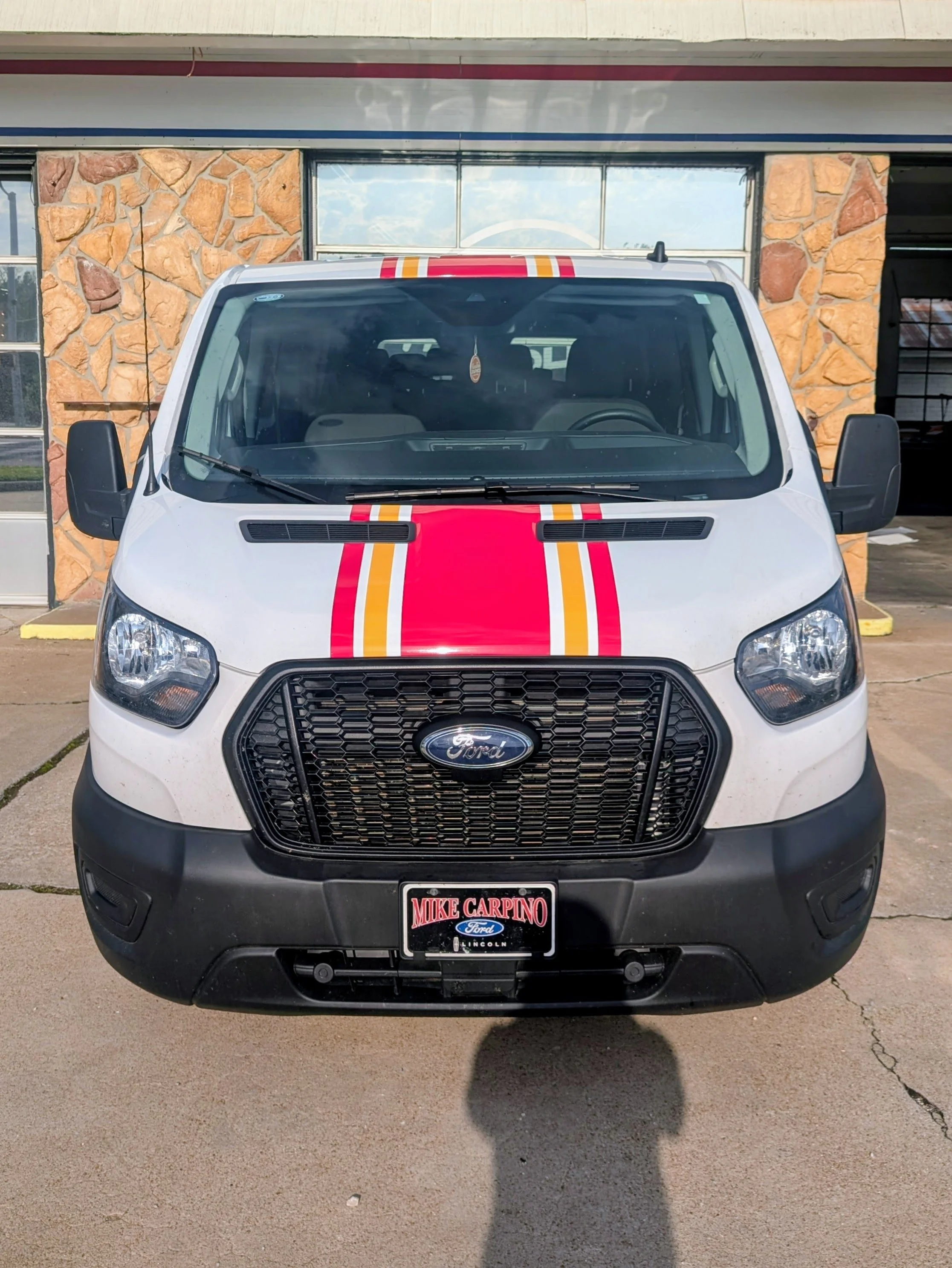 Pitt State Van spot graphics front