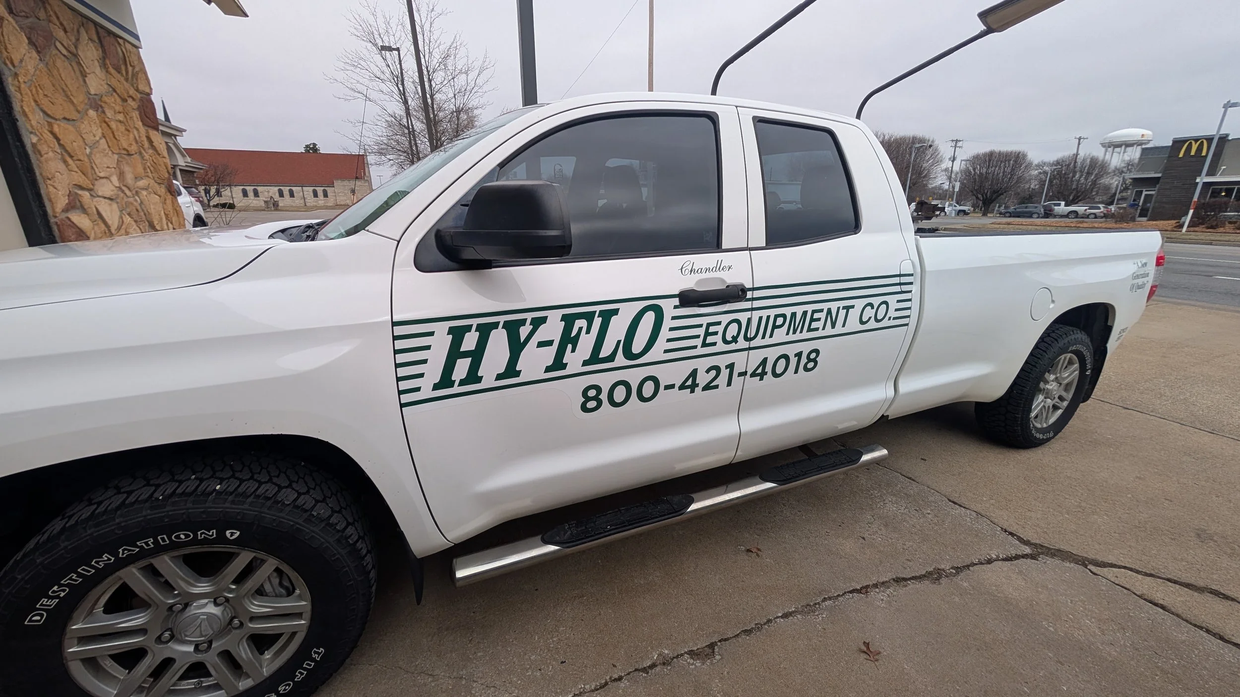 HY-Flo Truck spot graphic