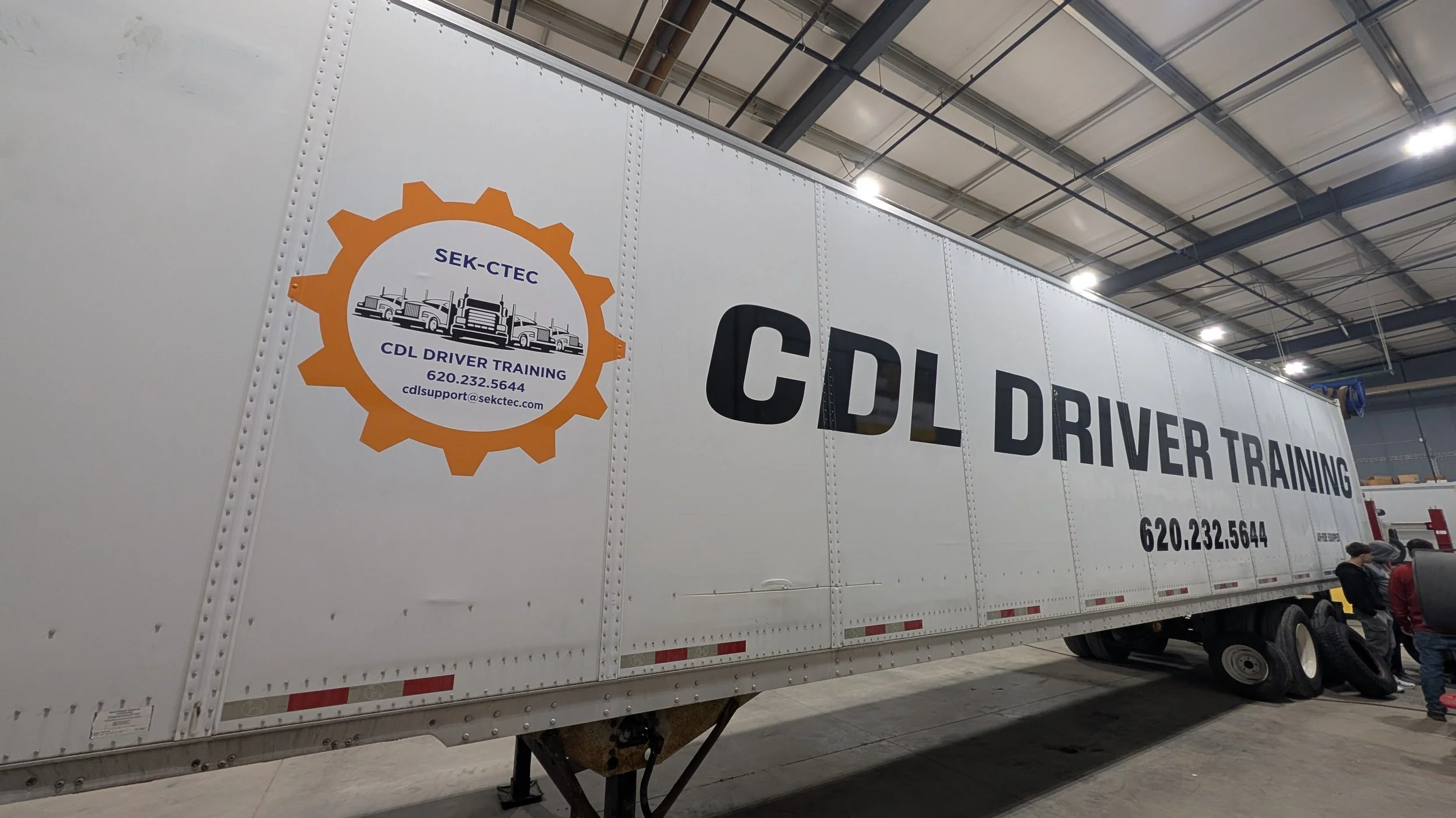CDL semi truck spot graphic