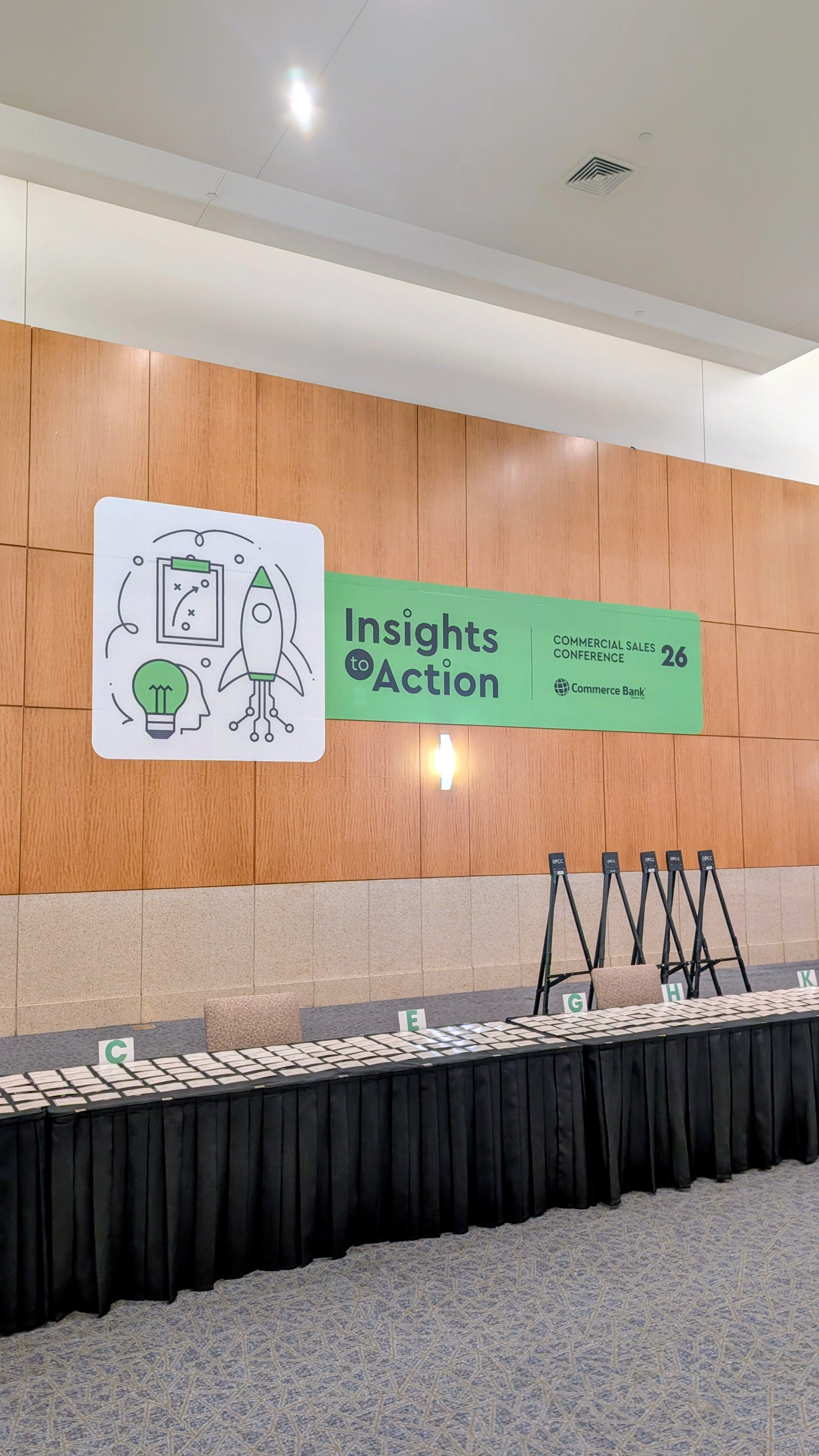Insights Action sign/wall graphic
