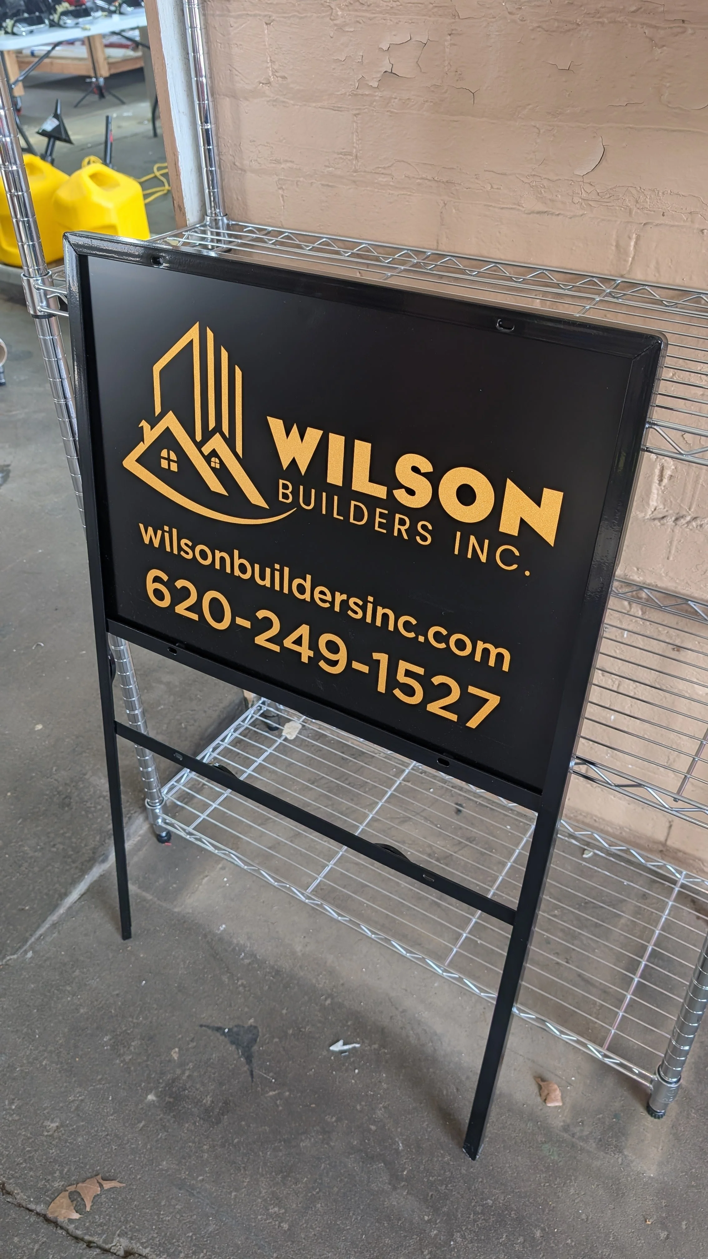 Wilson Builders Inc. yard sign