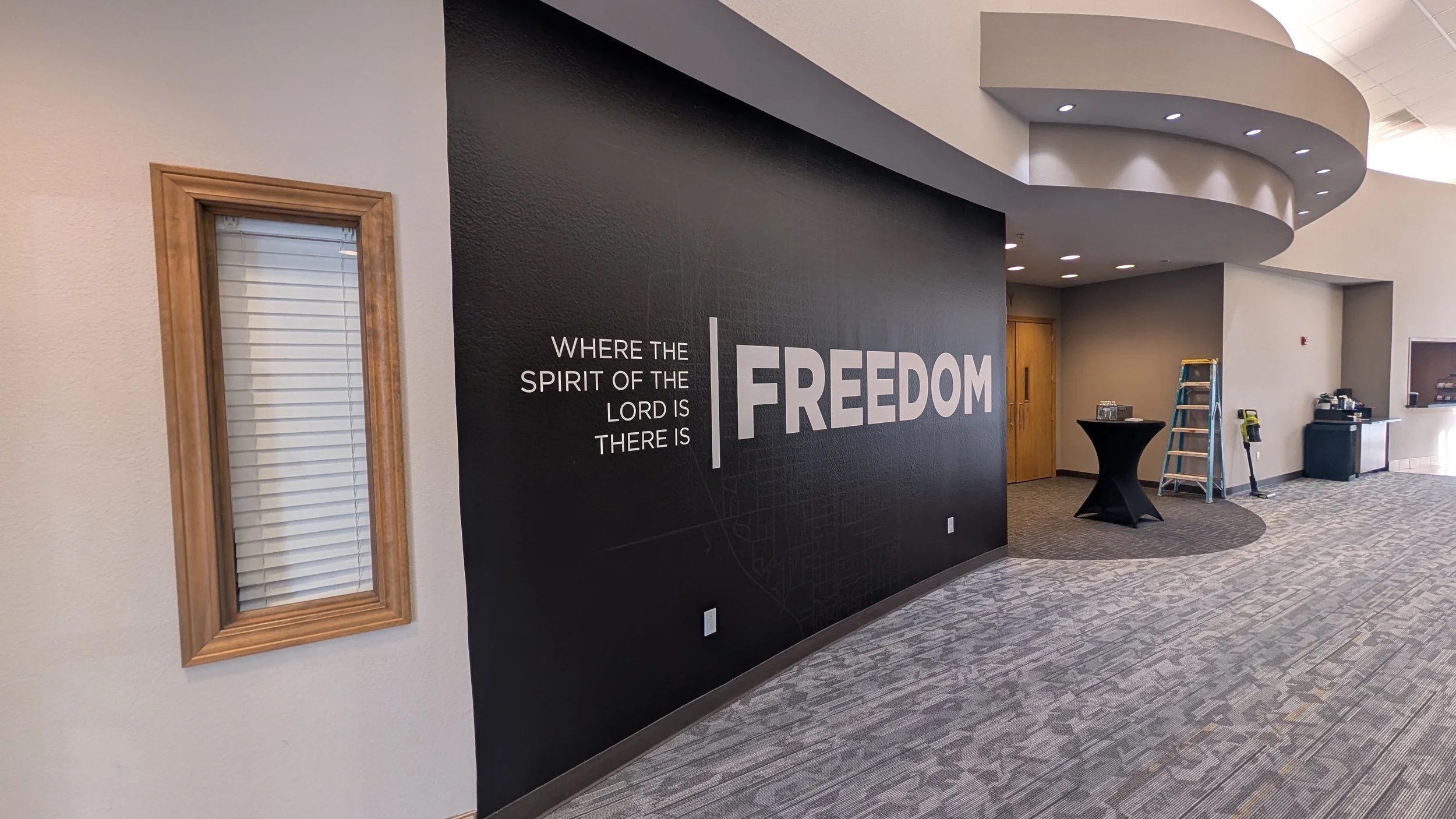 Freedom wall graphic