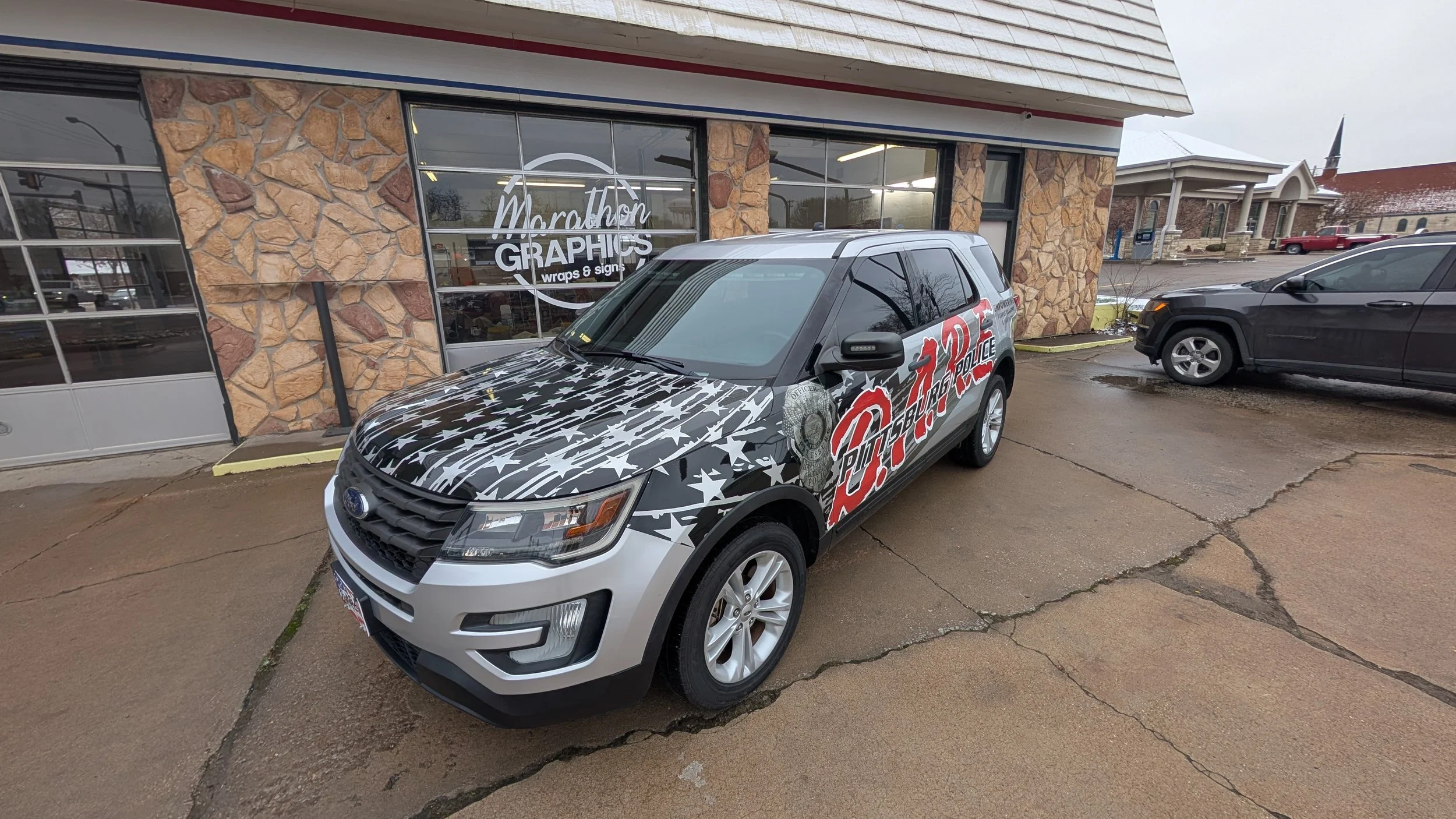 Dare police car front