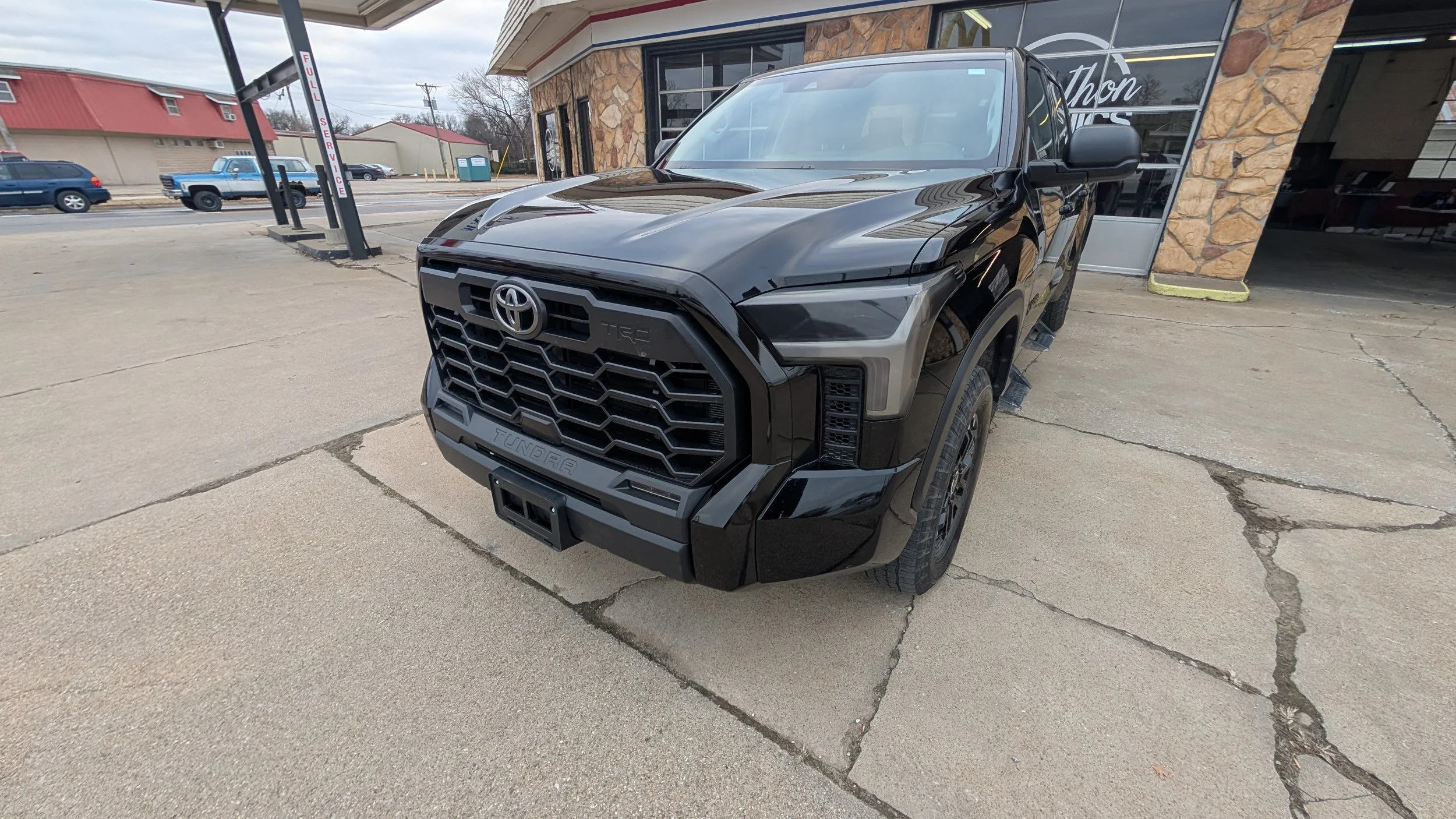 Black truck wrap