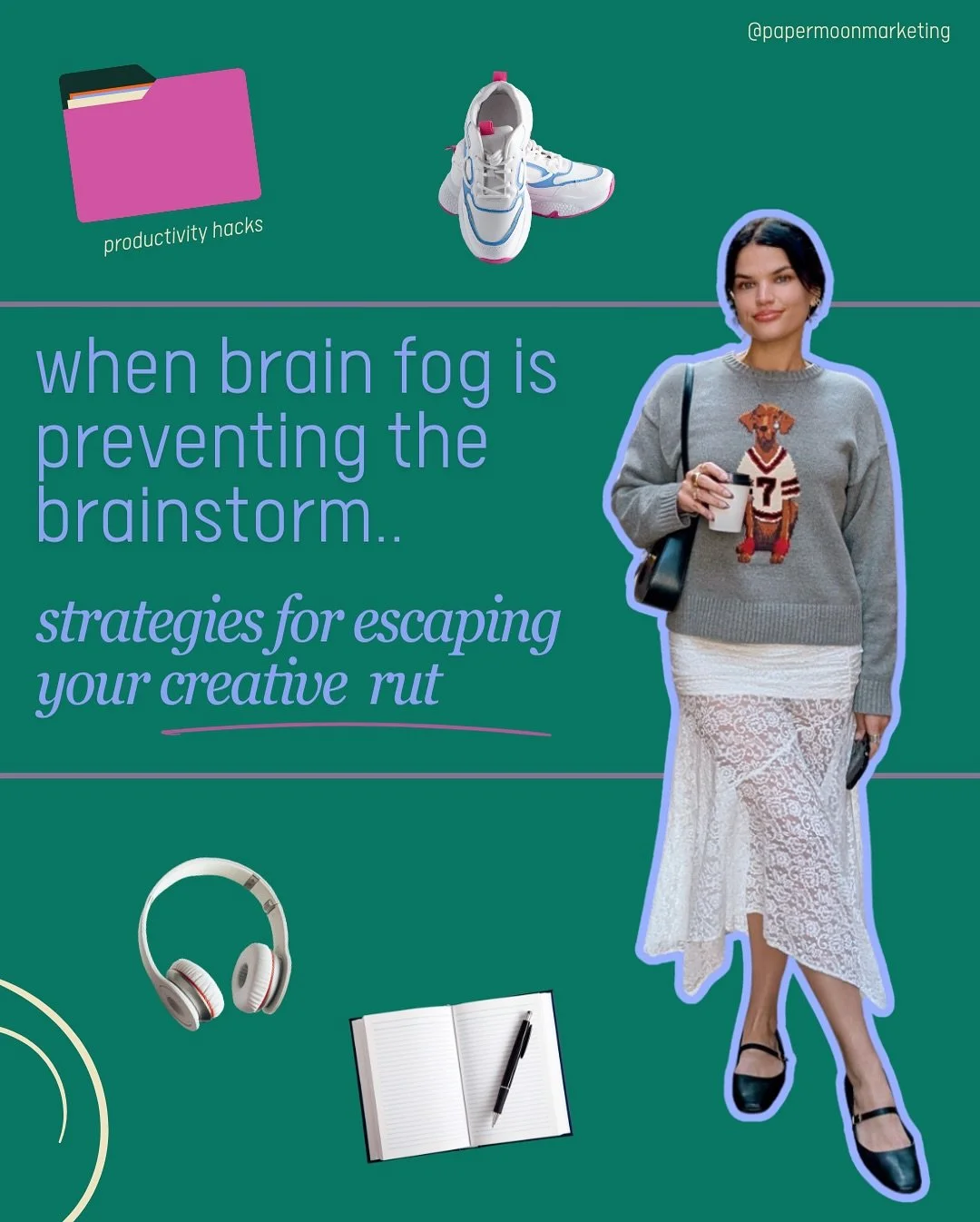 creator&rsquo;s block is frustrating, but the periods of getting stuck aren&rsquo;t permanent. so what do you do on the days you need to move forward on a project but there&rsquo;s a serious drought preventing your brainstorm? 

I&rsquo;m here to sha