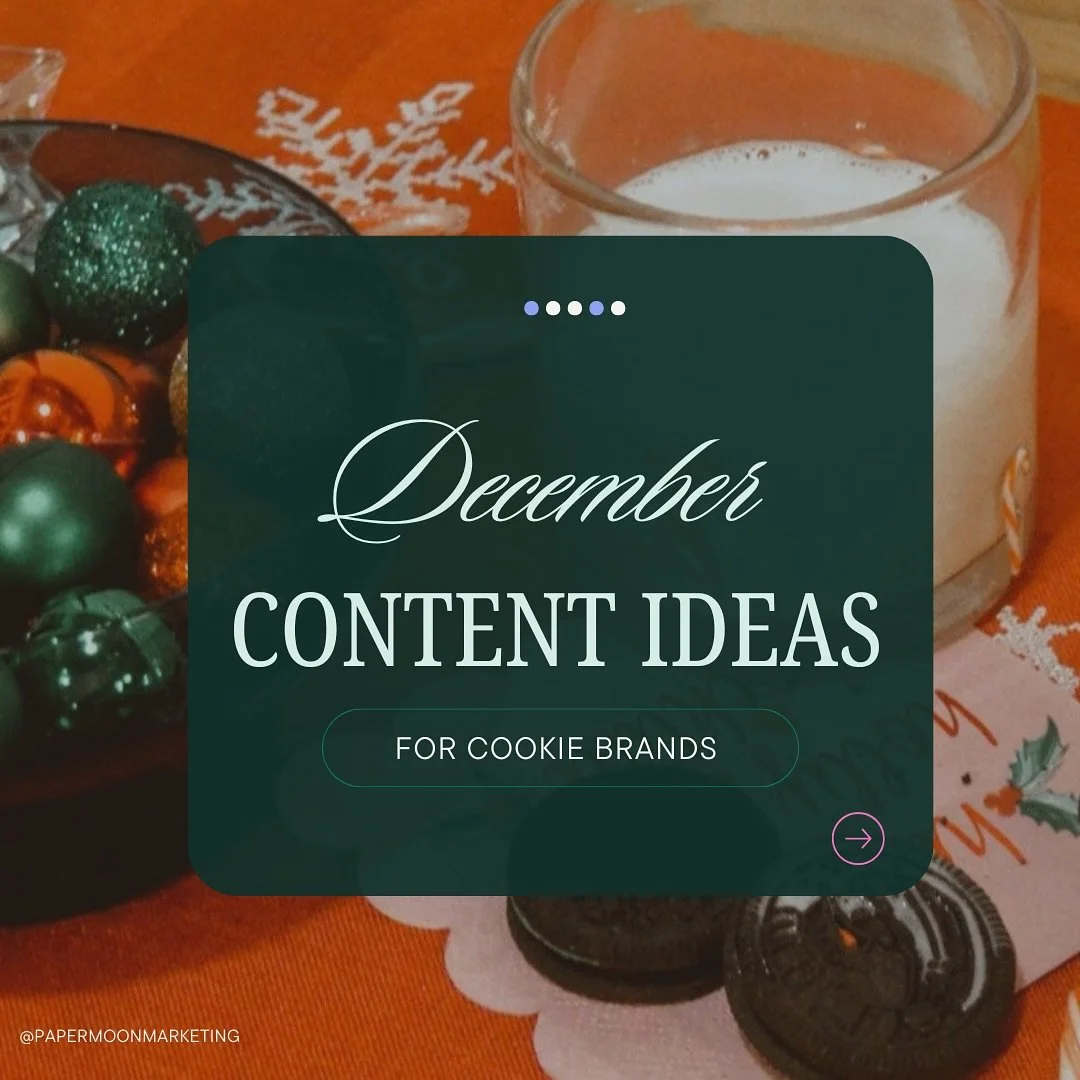 it&rsquo;s the most wonderful time of the year for cookies &amp; content ideas. 🍪🎄

last slide is just a sweet nudge to @oreo 👀 🥛 
.
.
.
.
#decembercontentideas #contentideas #contentstrategy #creativestrategist #contentmarketing #socialmediamana