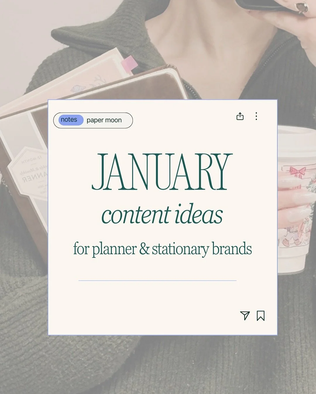 First content ideas for 2026✨

the campaigns I would create for stationary and planner brands. ✍️

We&rsquo;ve done our research and curated a list of the best calendars, planners, journals, and stationary sets- linked in our bio.⬆️
.
.
.
.
.
#2026pl