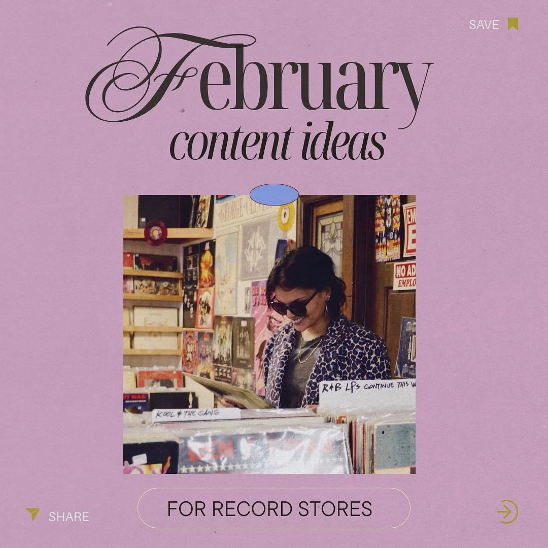 we only thought it was appropriate to highlight the universal language of love, music, in its most romantic and tangible format. 🌹 

presenting the campaigns we would create doing February marketing for record stores. 🎵

Spread the love (and the tu