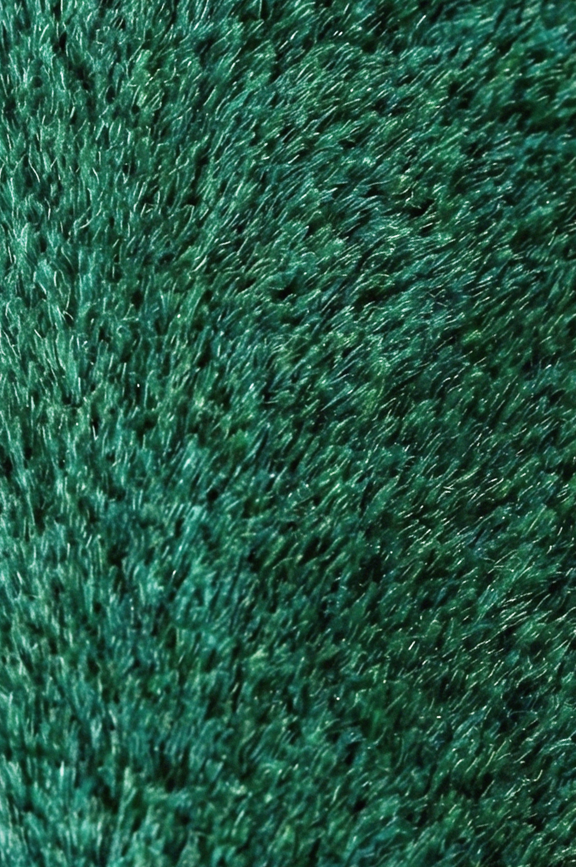 Superficie de tela de color verde con textura de felpa