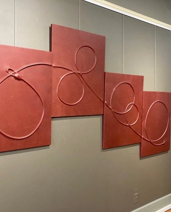 Shots from the opening of Barbara Van Cleve&rsquo;s photographs at Two Rivers Gallery - and her 90th birthday party. It should have been planned but it was complete serendipity that my four part piece &lsquo;Roundup&rsquo; was a perfect fit not only 