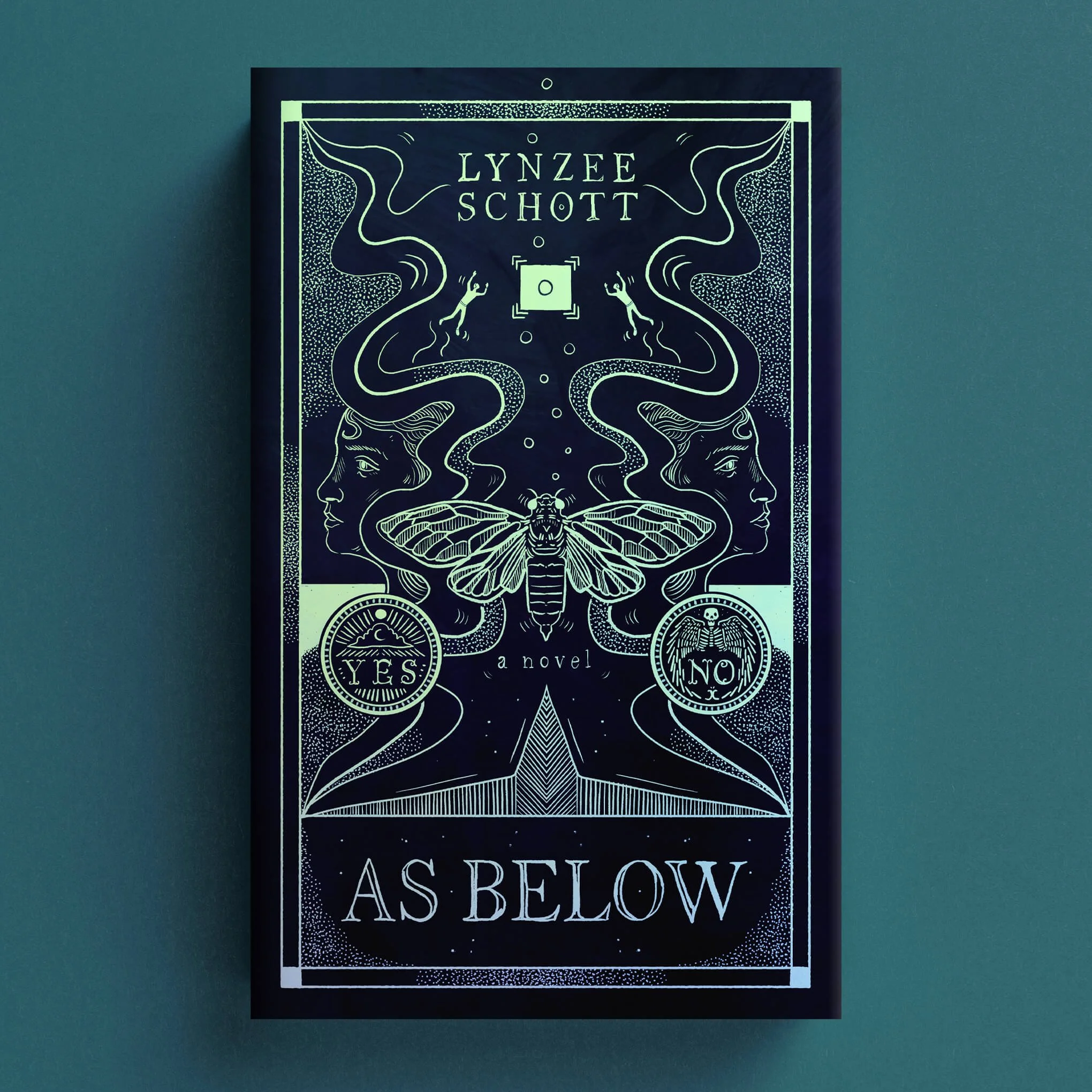dark fantasy sci-fi thriller novel book cover design - for indie publishers authors