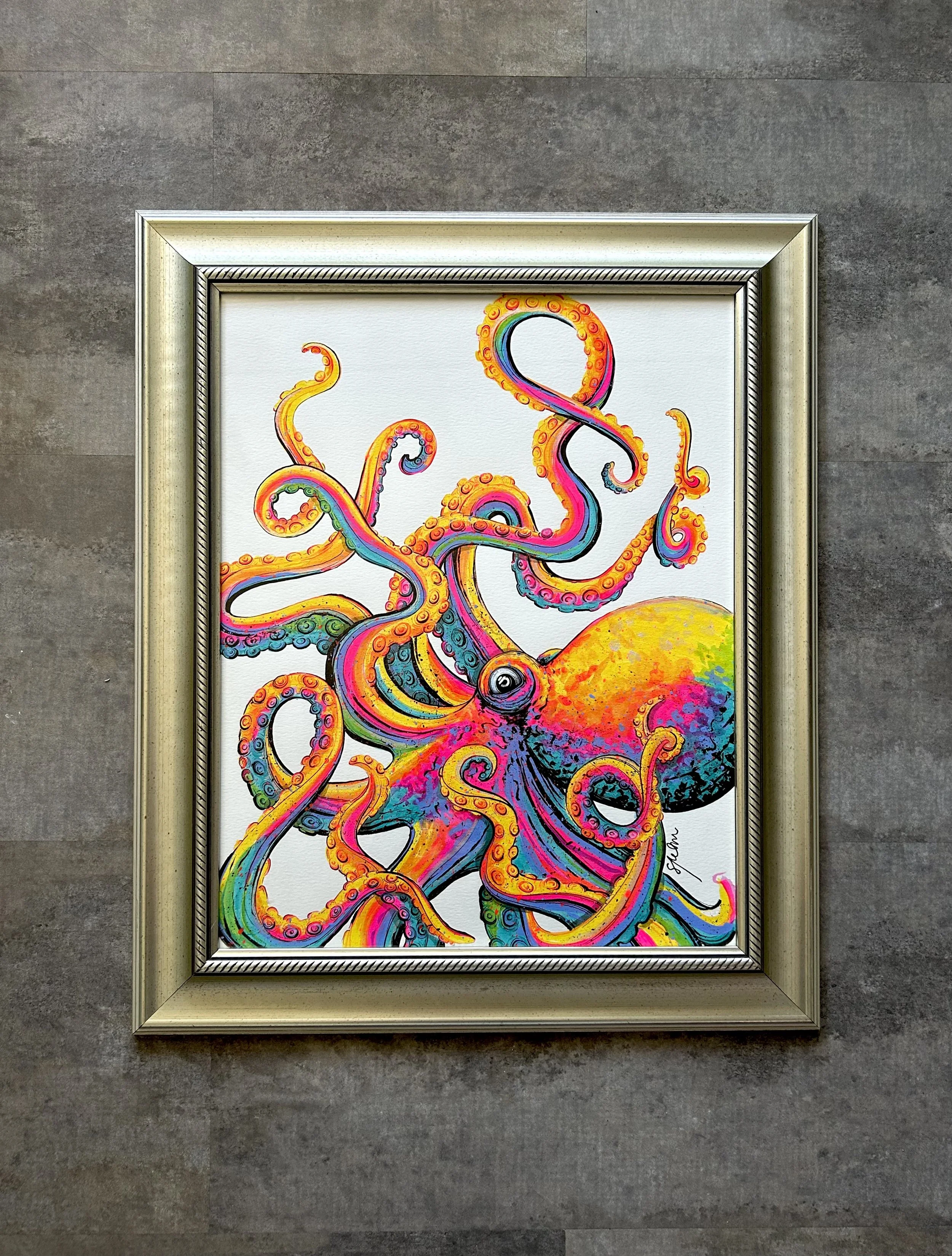 16"x20" - India ink, Acrylic, & Micron pen on paper