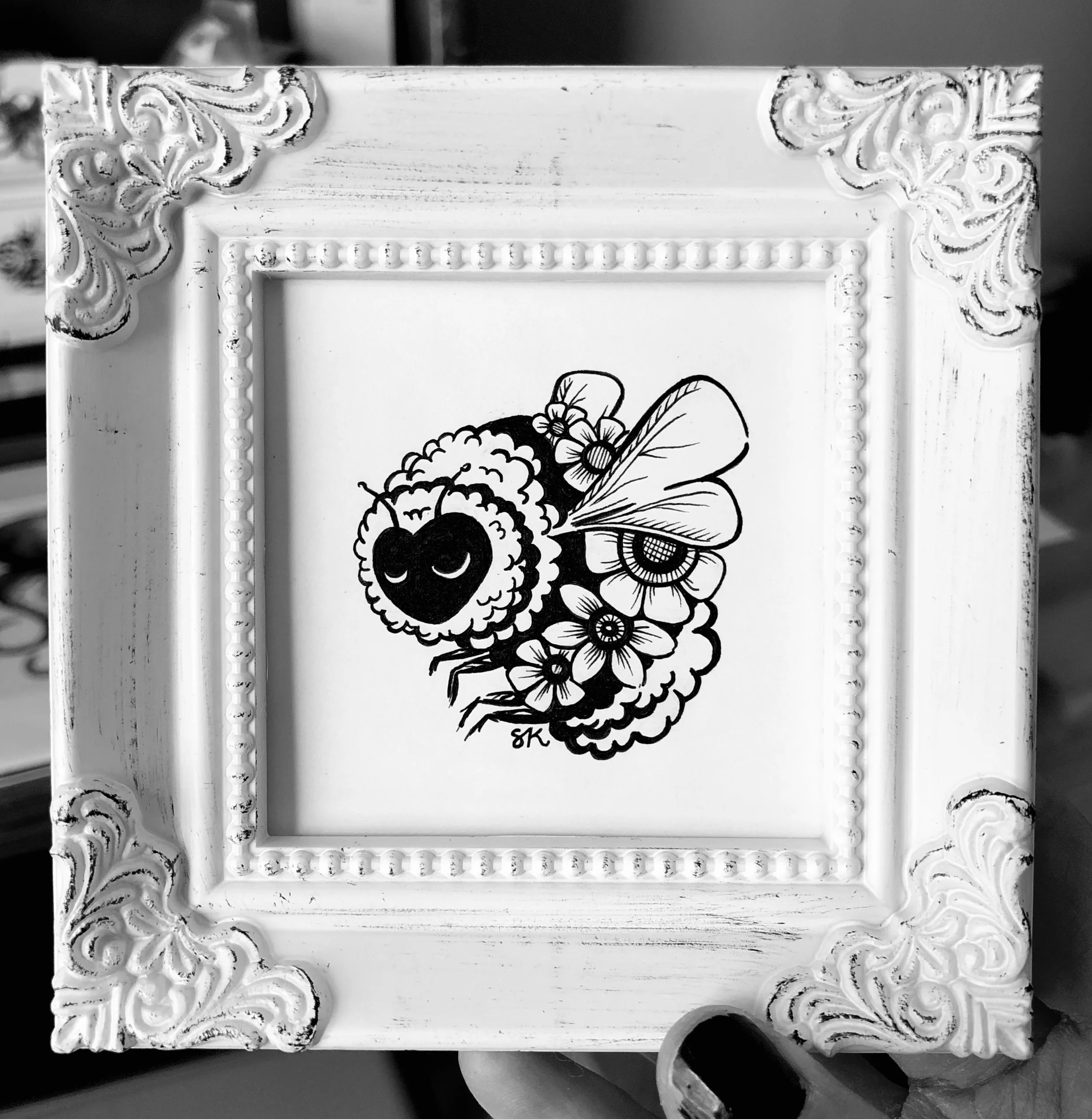 3"x3" - Micron pen on paper