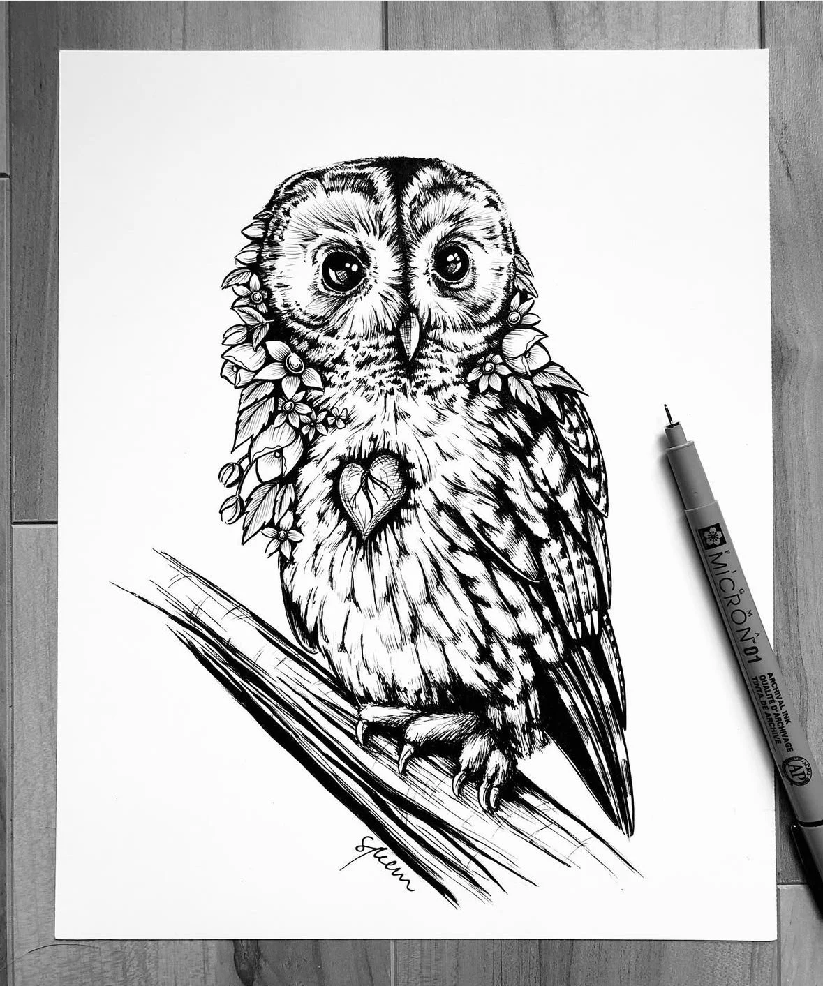 8"x10" - Micron pen on paper
