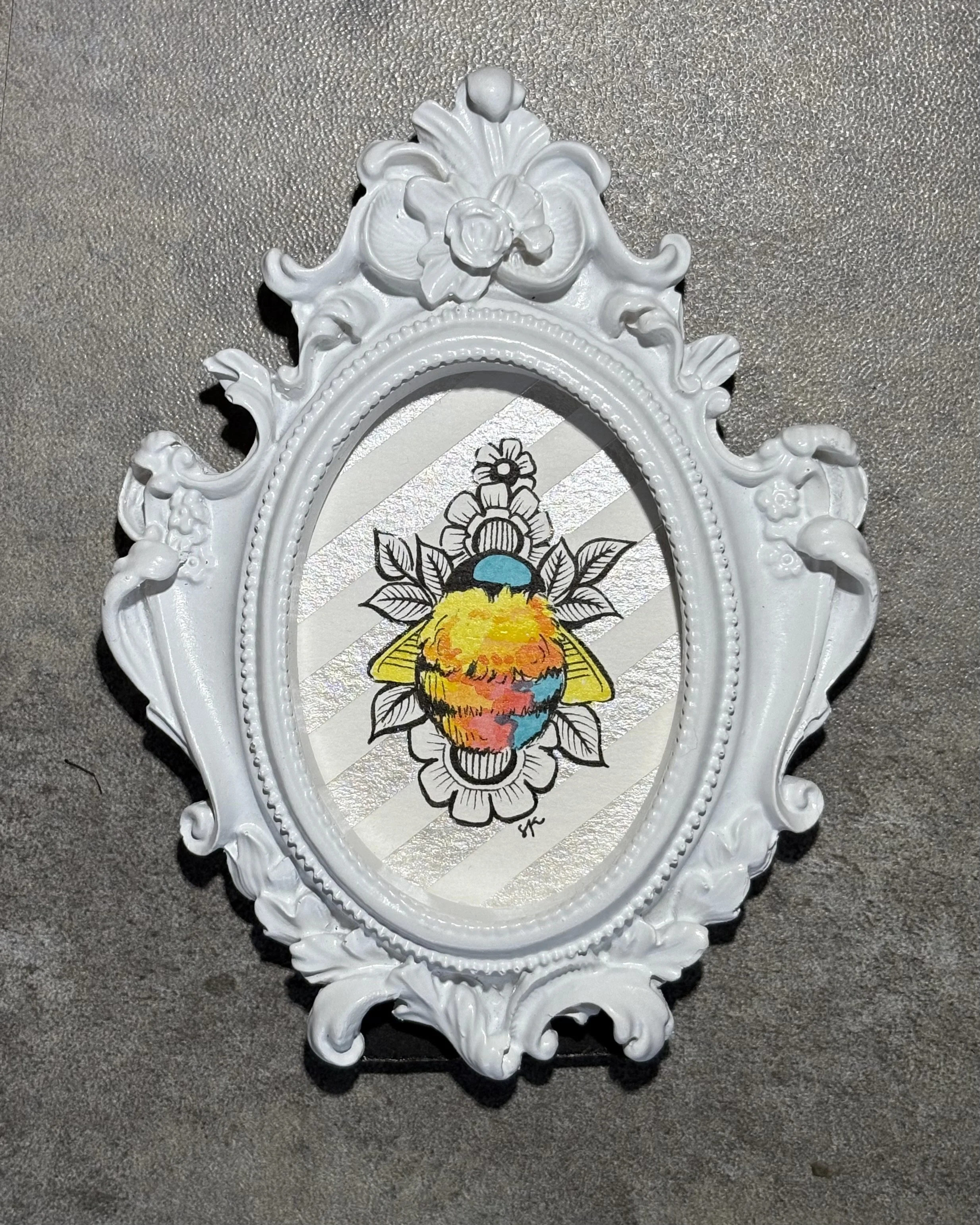 2"x3" approx. - India ink & Micron pen on paper