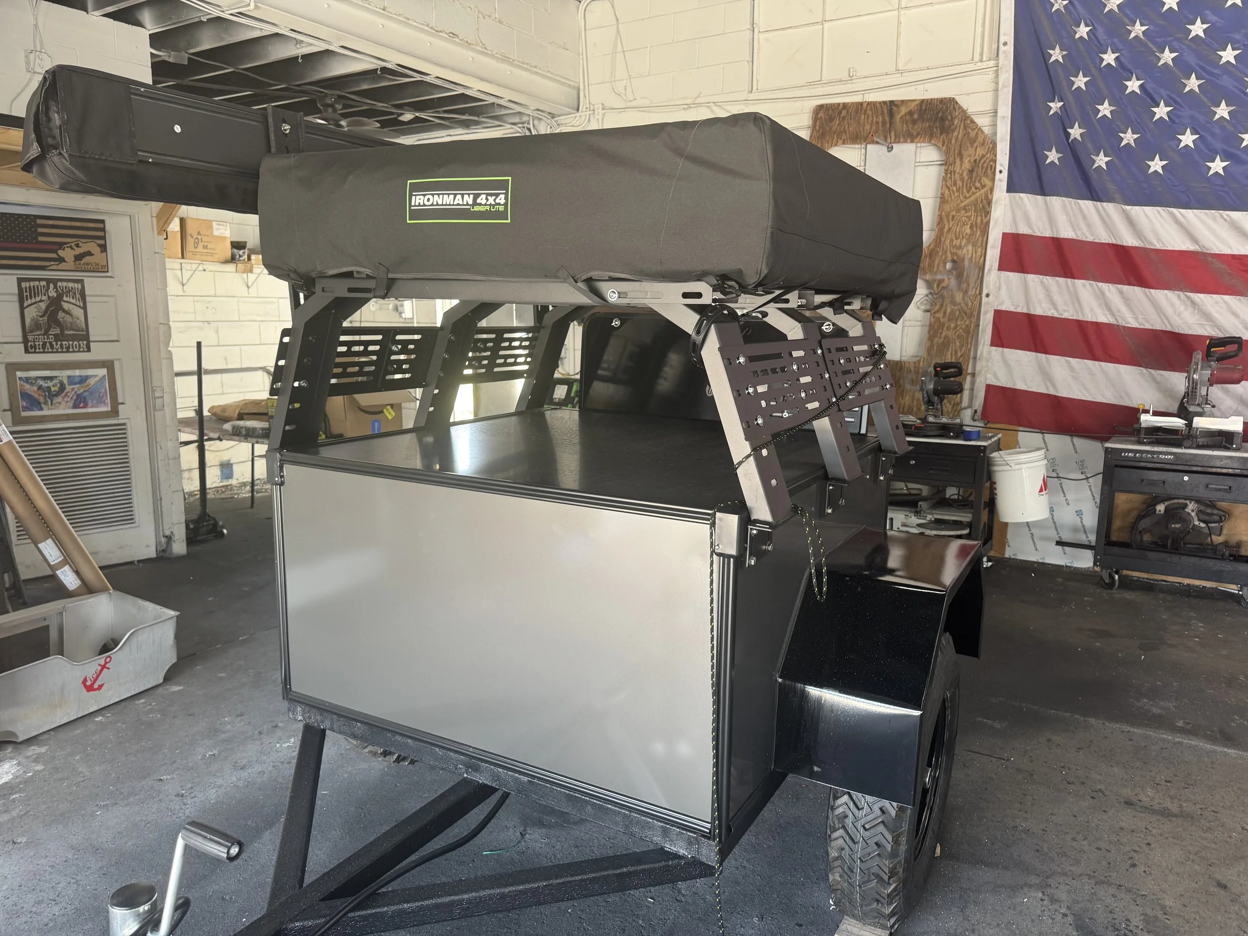 4x4 Trail Box With Uber Lite Ironman4x4 Tent