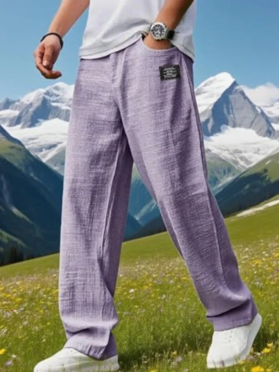 Mens hemp Trousers lavender.jpg