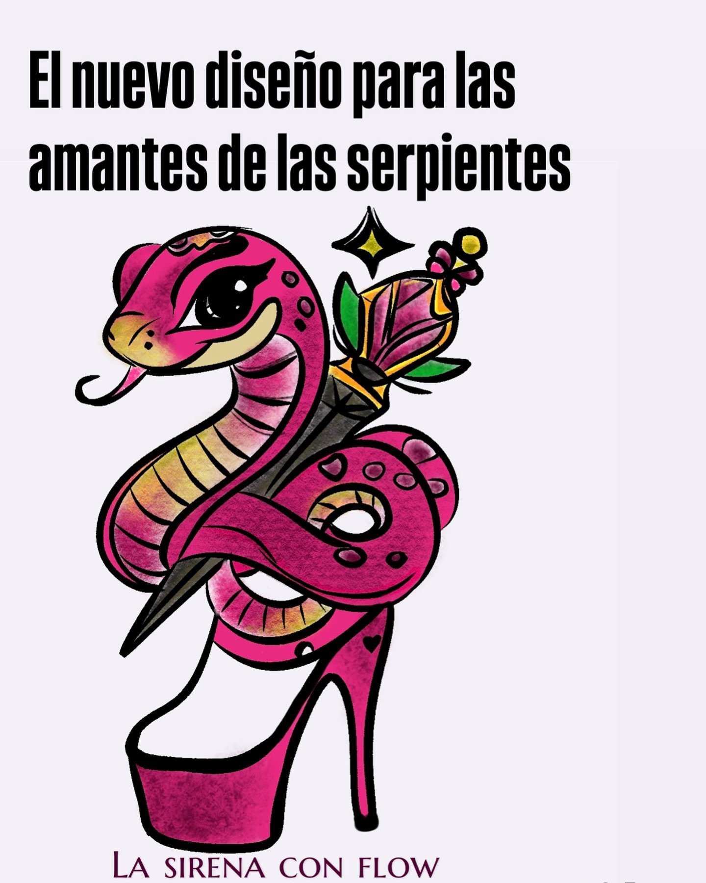 Dise&ntilde;o disponible para tatuarte y llevar tu amor por las serpientes y la pasi&oacute;n del pole 😍🫶🏻 
Agenda tu cita y adopta a esta Pink Snake 🐍💕

#tatuaje #tatuajecdmx #pinksnake #tattoo