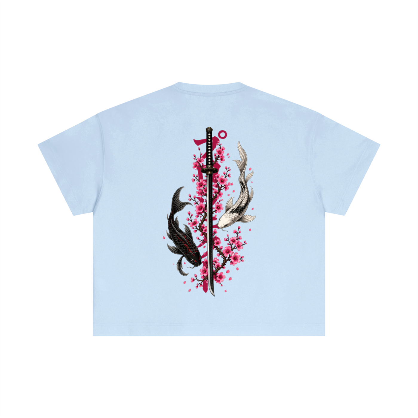 BOXY Koifish Maroon Text (MULTIPLE COLOURS)