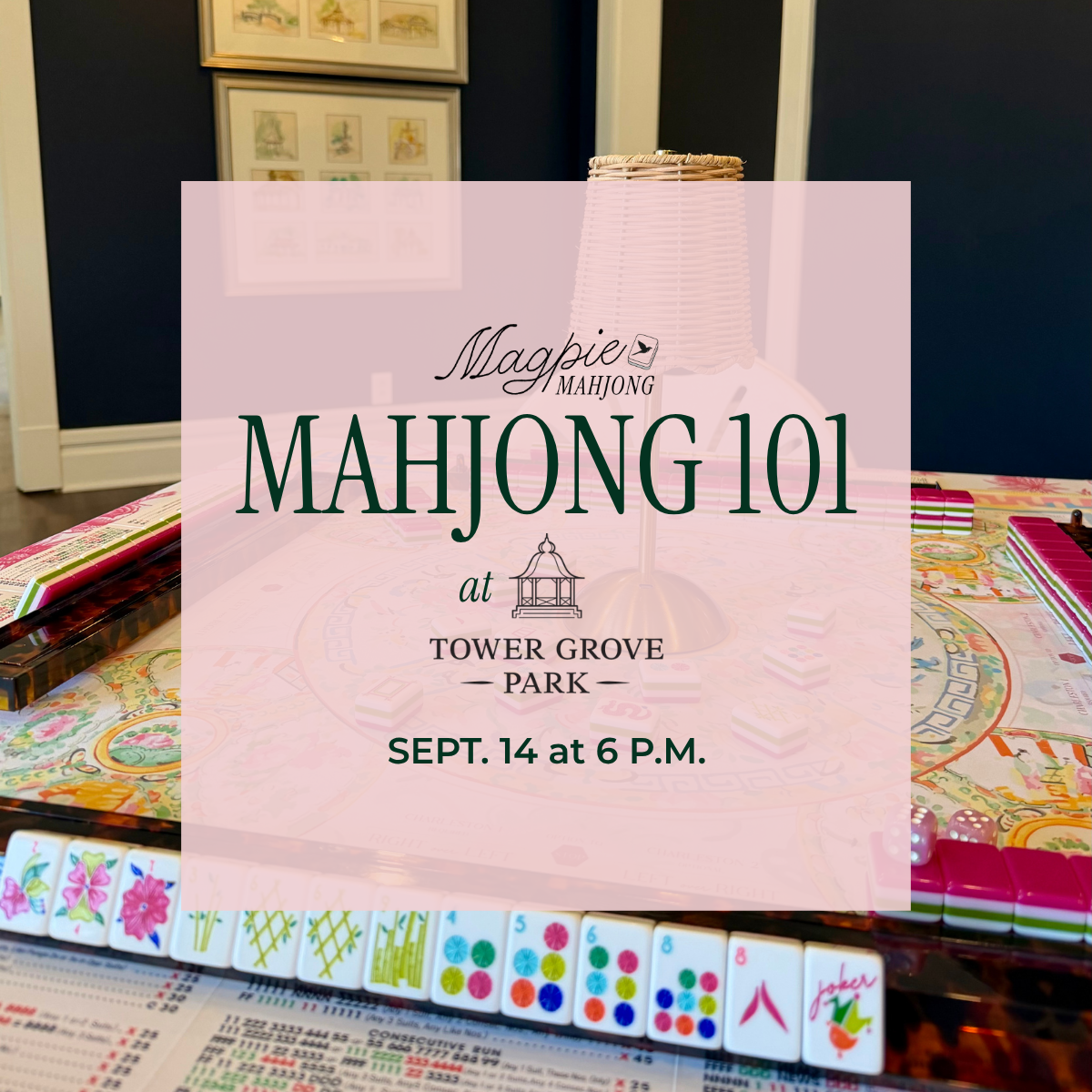 Mahjong 101 at Stupp Center in Tower Grove Park