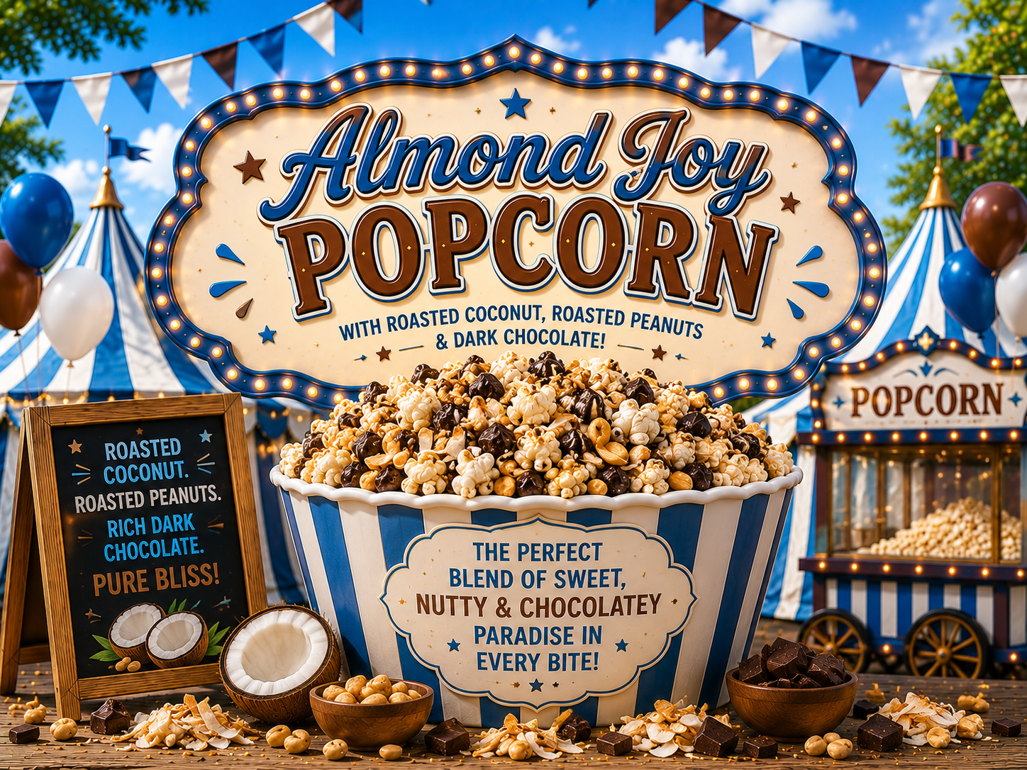 Almond Joy Popcorn