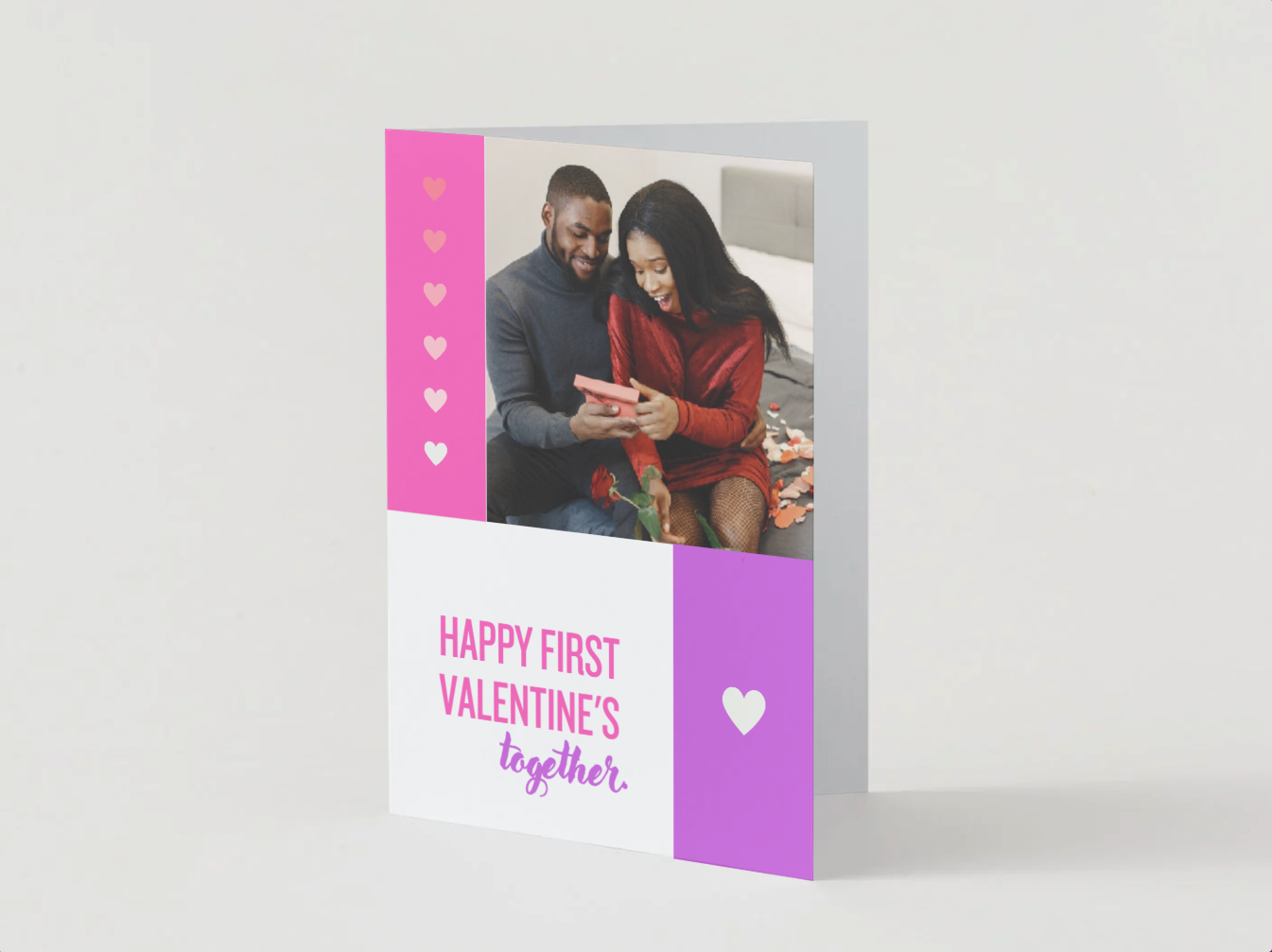 Editable First Valentine's Day Card | Canva Template (Digital Download)