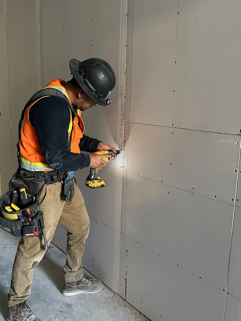 NWE crew member at work