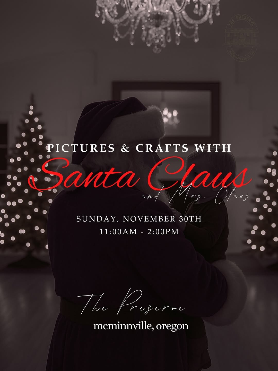 Last chance to grab your tickets! Santa is coming to The Preserve this Sunday and we don&rsquo;t want you to miss the magic 🎄🤍

Join us on November 30 from 11&ndash;2 for a cozy afternoon of meeting Santa, taking home an instant photo, and helping 