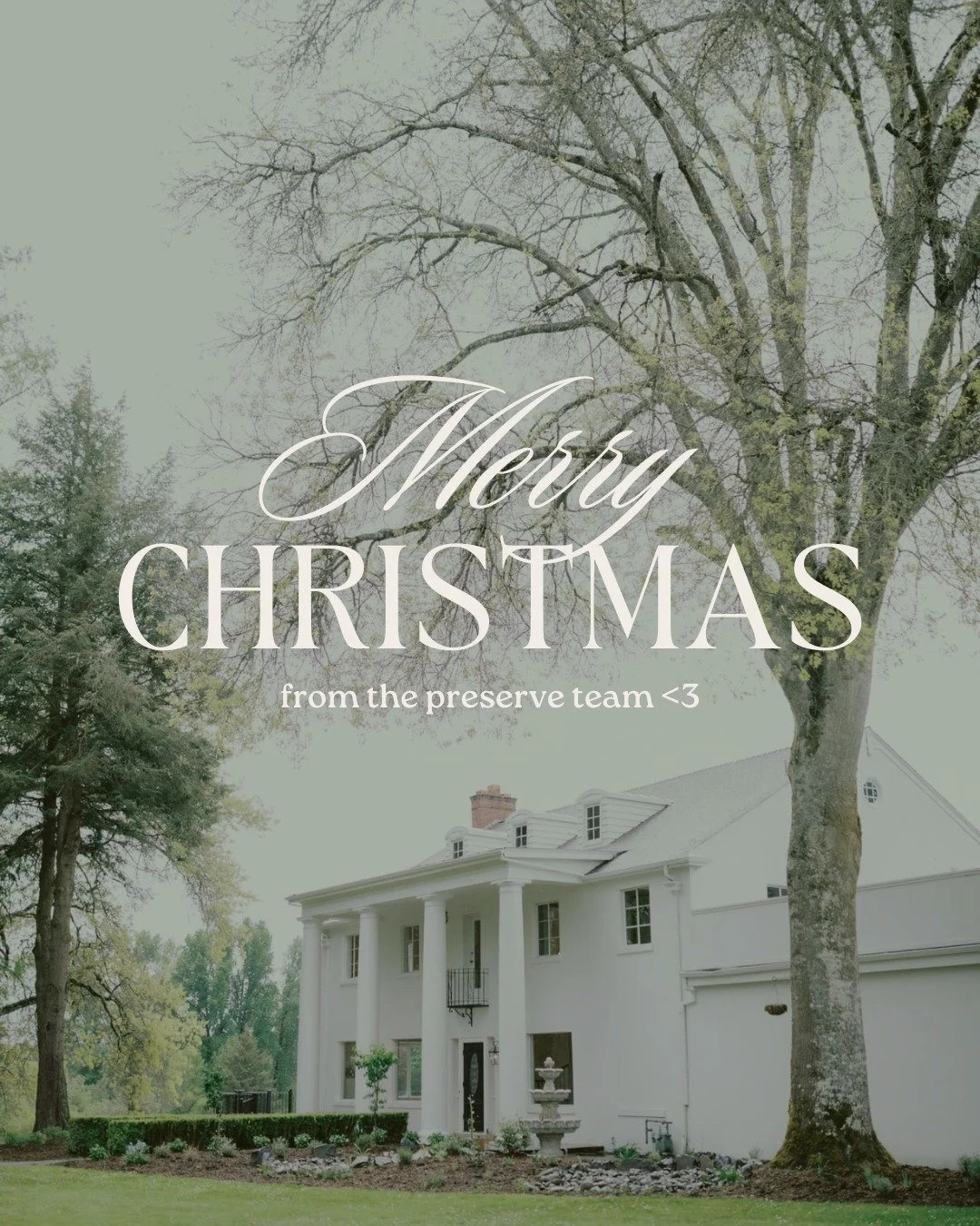 Merry Christmas from The Preserve 🎄🤍

To our couples, vendors, guests, and community.. thank you for making this year so special. Wishing you a joyful and magical holiday season!

#thepreservemcminnville #oregonweddingvenue #mcminnvilleoregon