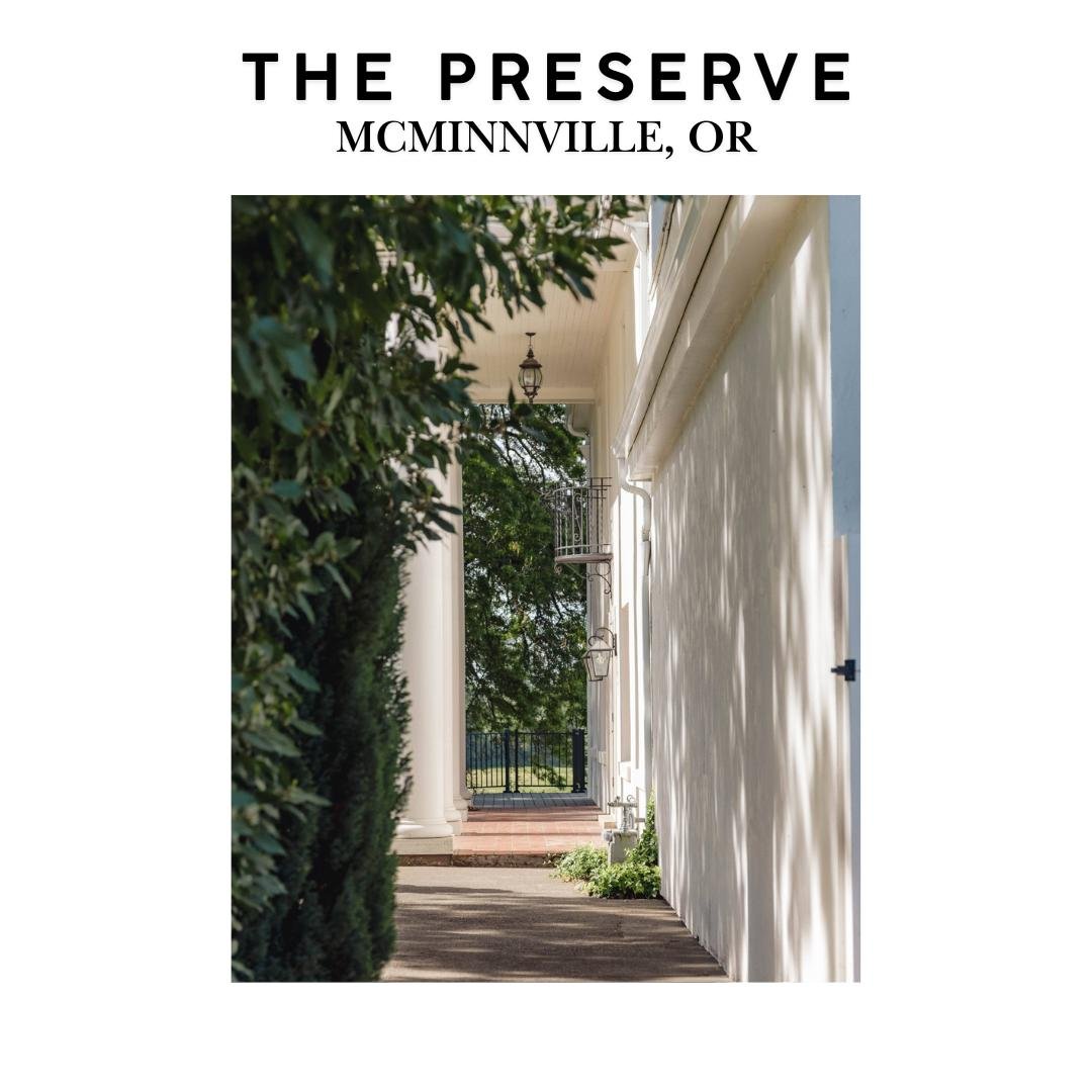 Looking for a wedding venue in McMinnville, Oregon? 💍 The Preserve is now booking weddings and events in the heart of Oregon Wine Country, but weekend availability for the rest of the year is extremely limited.

✔️ On-site golf course
✔️ Luxury outd