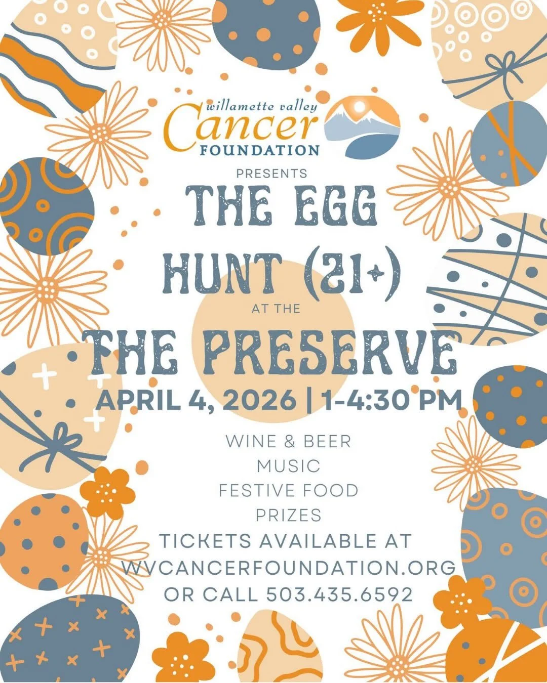 Last call for tomorrow 🐣✨🤍

Our 21+ Easter Egg Hunt is happening April 4 from 1&ndash;4:30 PM&mdash;an afternoon of wine, beer, music, festive bites, and an egg hunt across the property, all supporting the incredible work of the Willamette Valley C