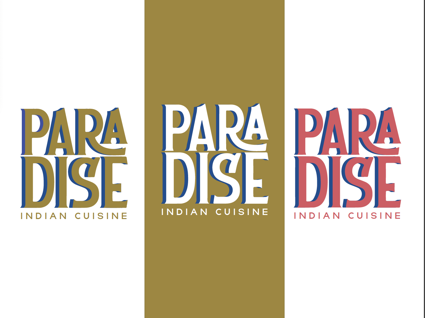 Indian Restaurant Logo Variasions