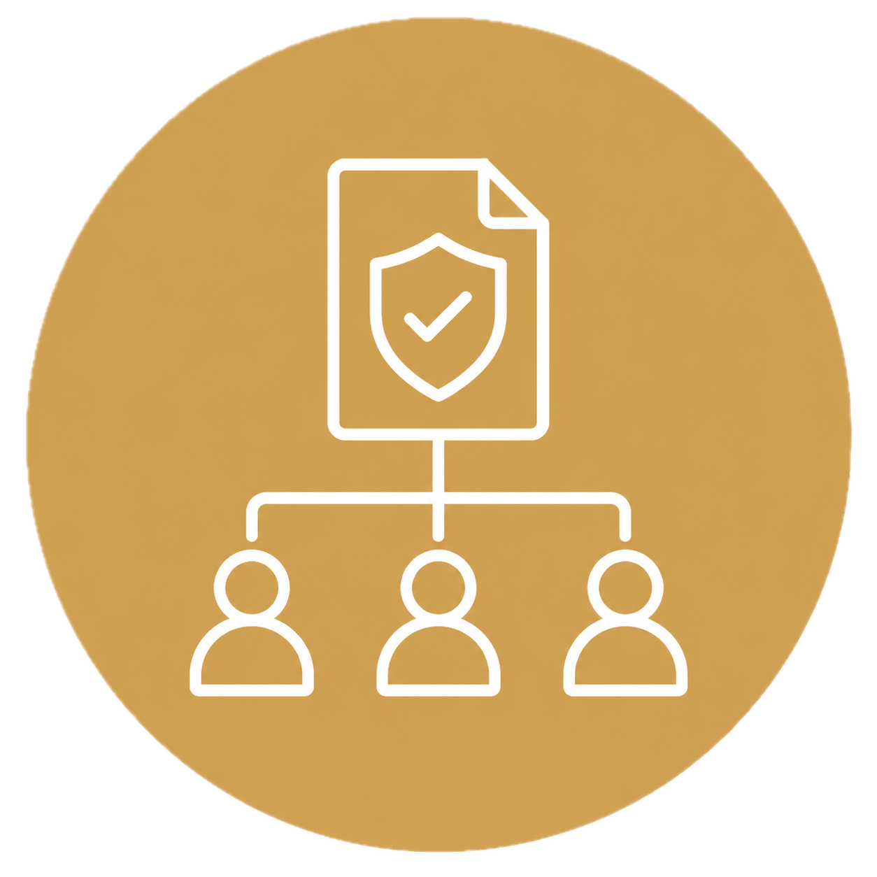 Icon representing trust or company lending structures.