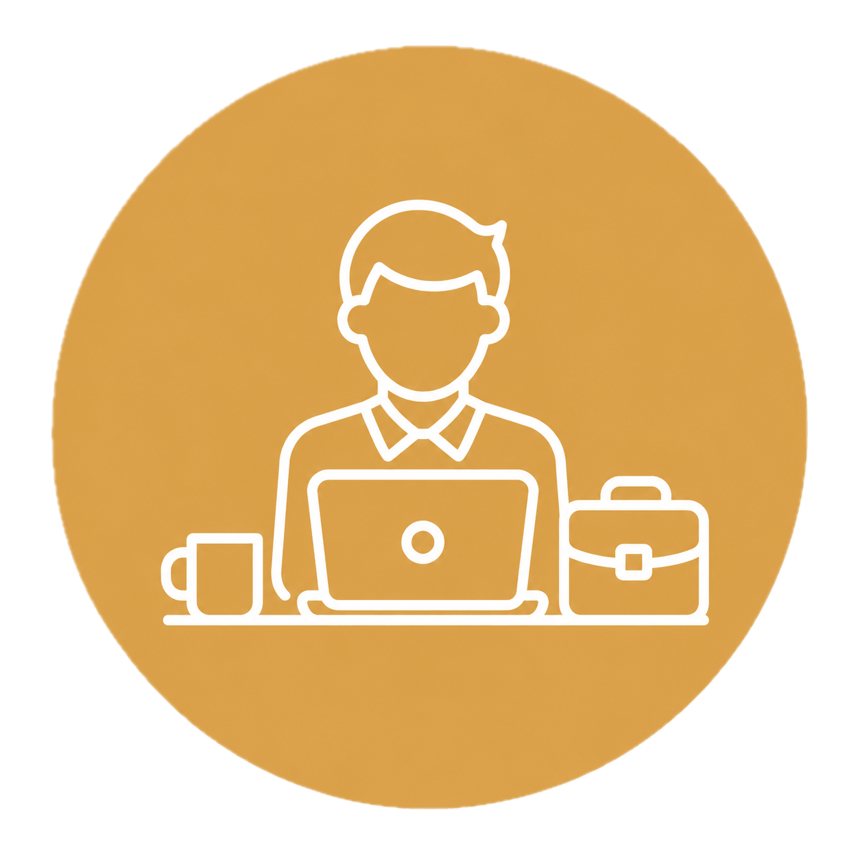 Icon representing sole trader and small business lending.