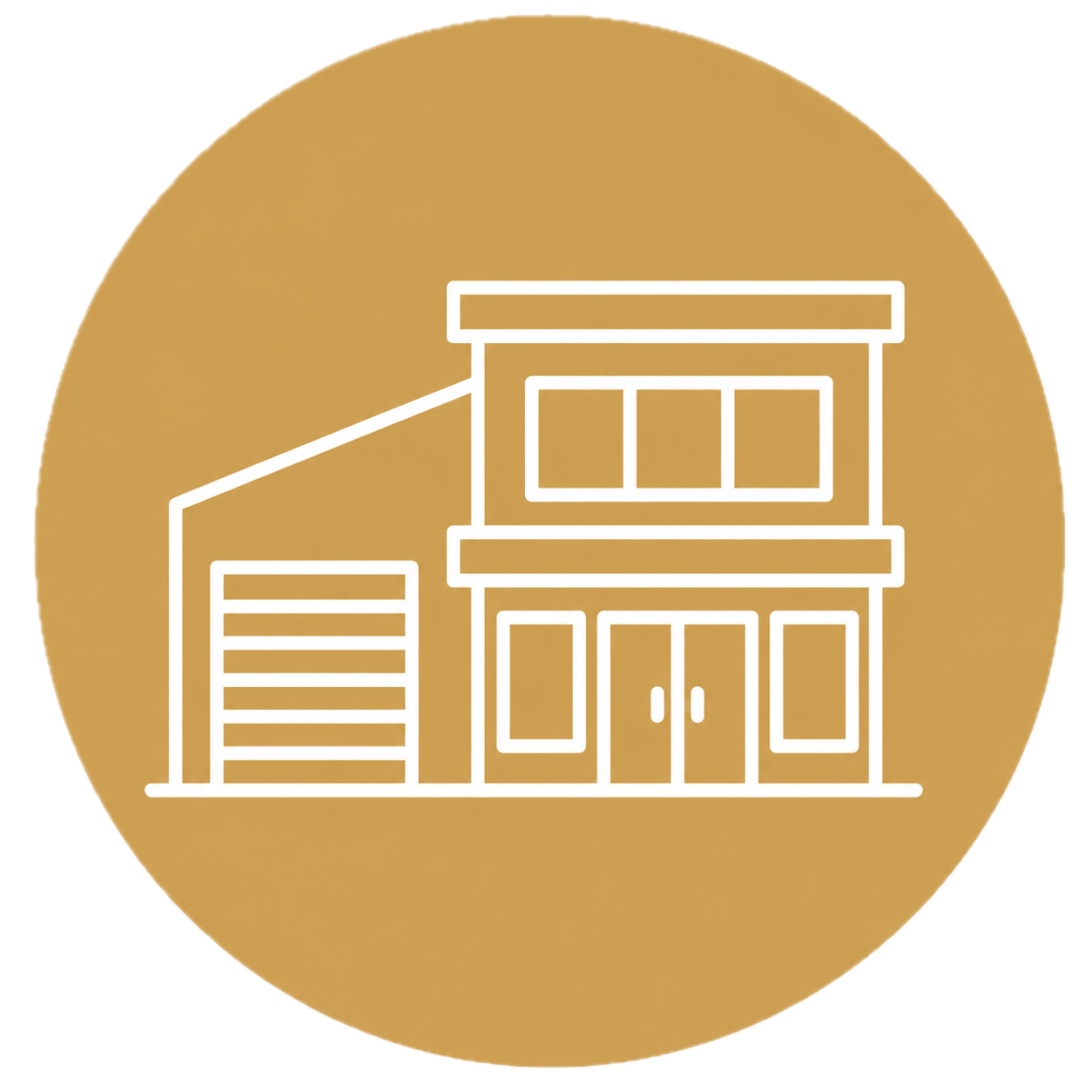 Icon representing commercial property finance.