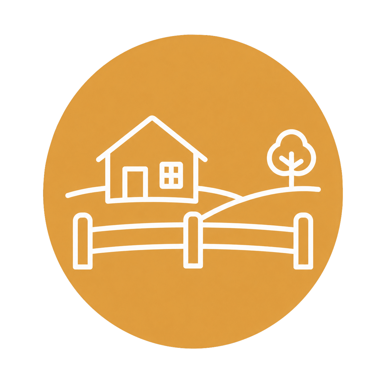 Icon representing acreage and rural property lending.