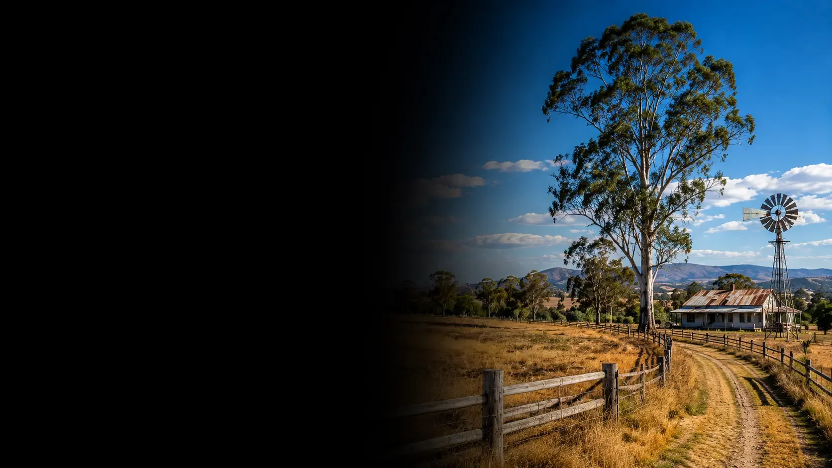 Regional Victorian rural property scene representing Mortgage Muster mortgage and finance support for rural, regional and Australia-wide clients.