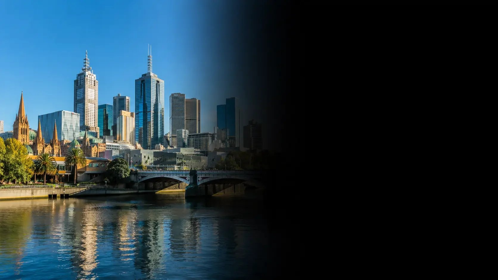 Melbourne city skyline and Yarra River background representing Mortgage Muster support for mortgage and finance clients across Melbourne and surrounding suburbs.