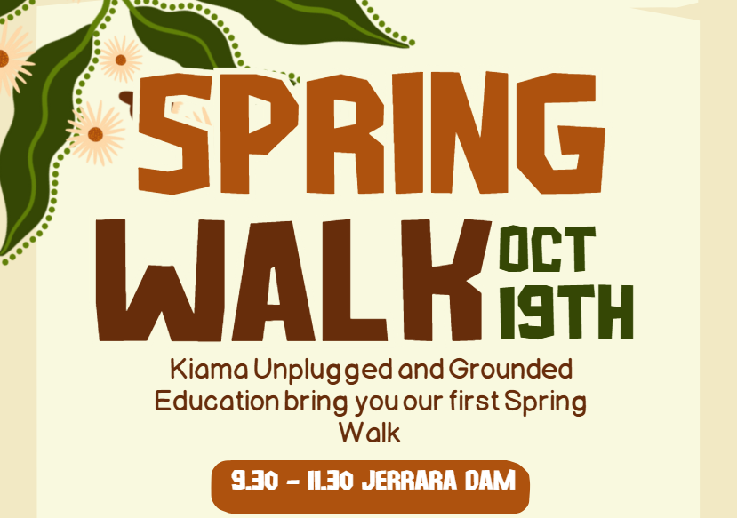 Spring walk with grounded education