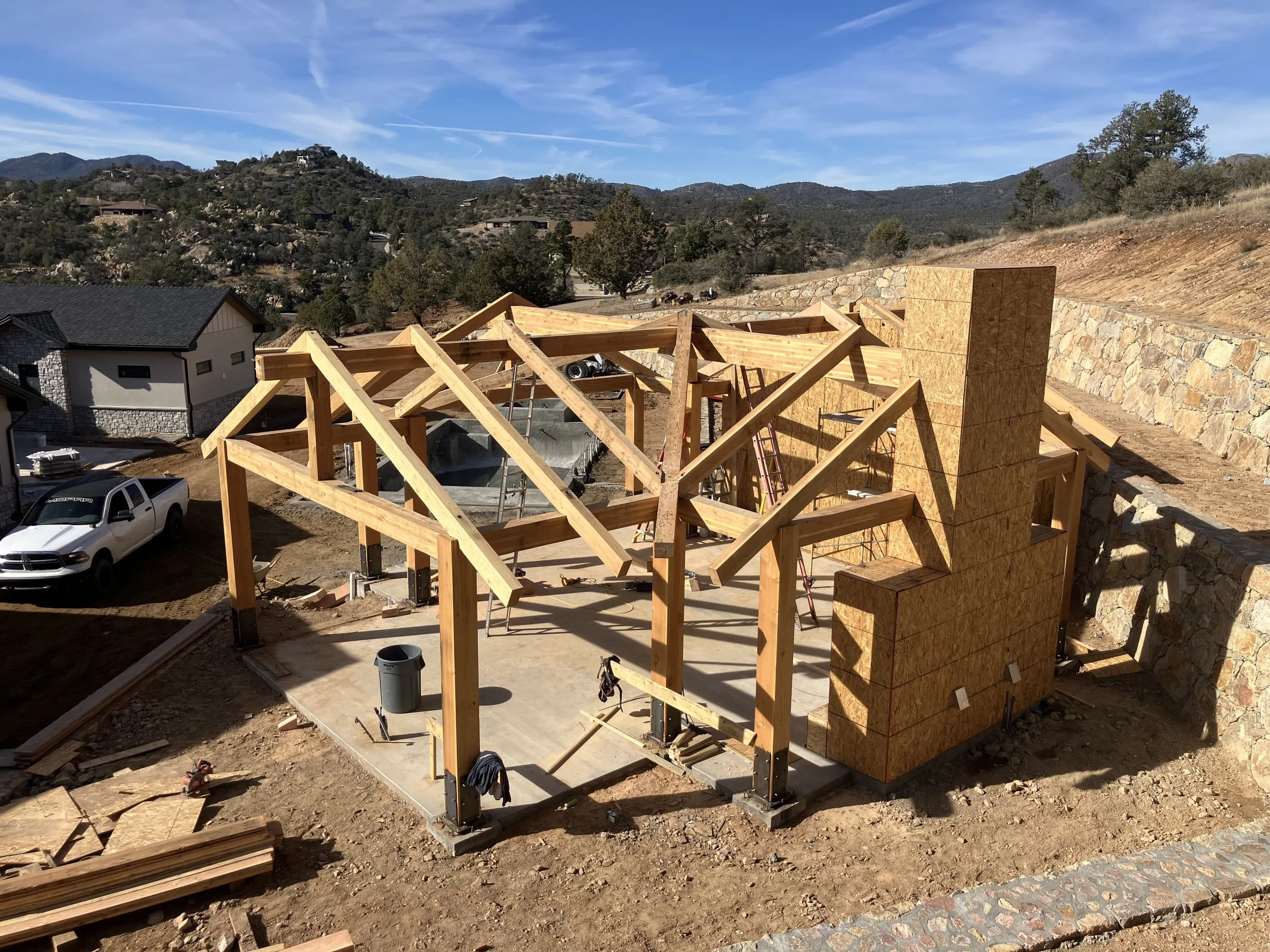 Exposed beam work Prescott az