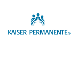 Kaiser Permanente logo with three stylized figures above the company name.